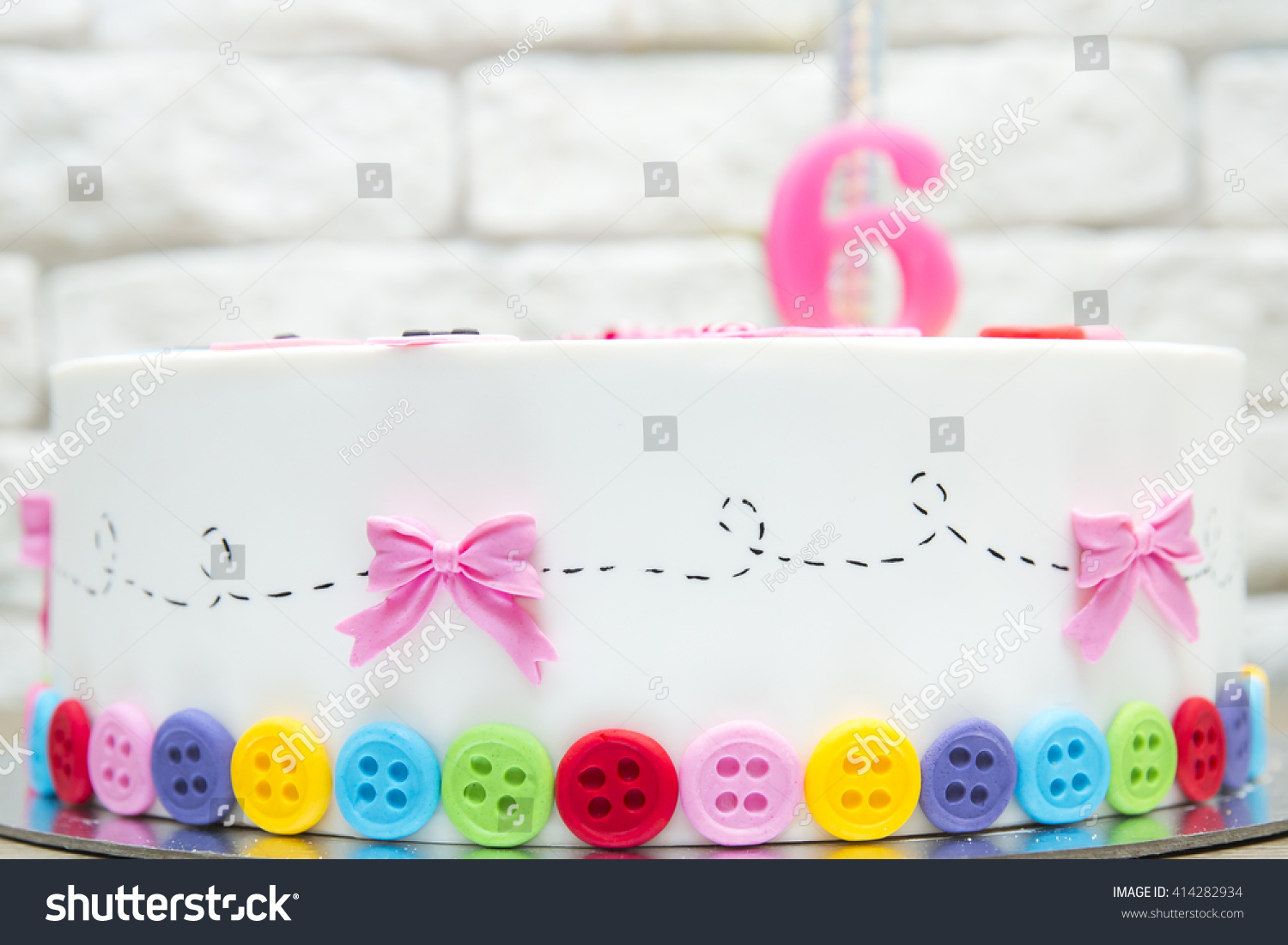 Colorful Happy Birthday Cake Stock Photo 414282934 | Shutterstock