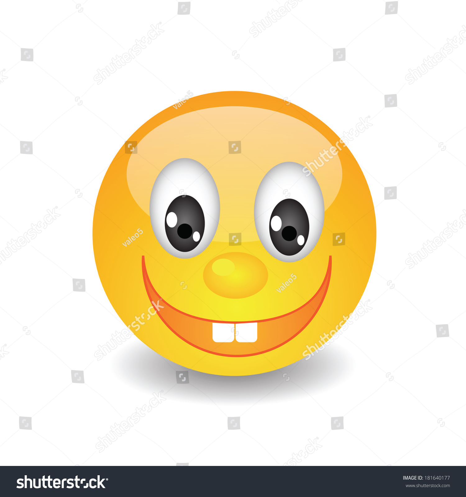 Colorful Illustration With Yellow Smile For Your Design - 181640177 ...