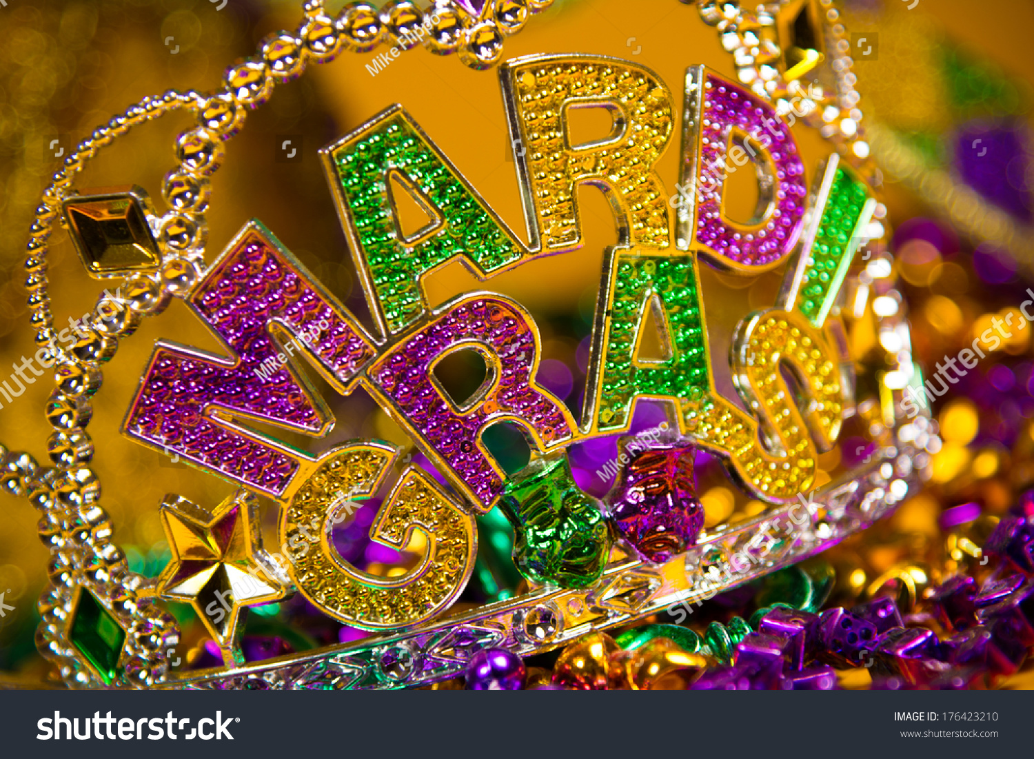 Colorful Mardi Gras Crown Decoration Stock Photo 176423210 | Shutterstock