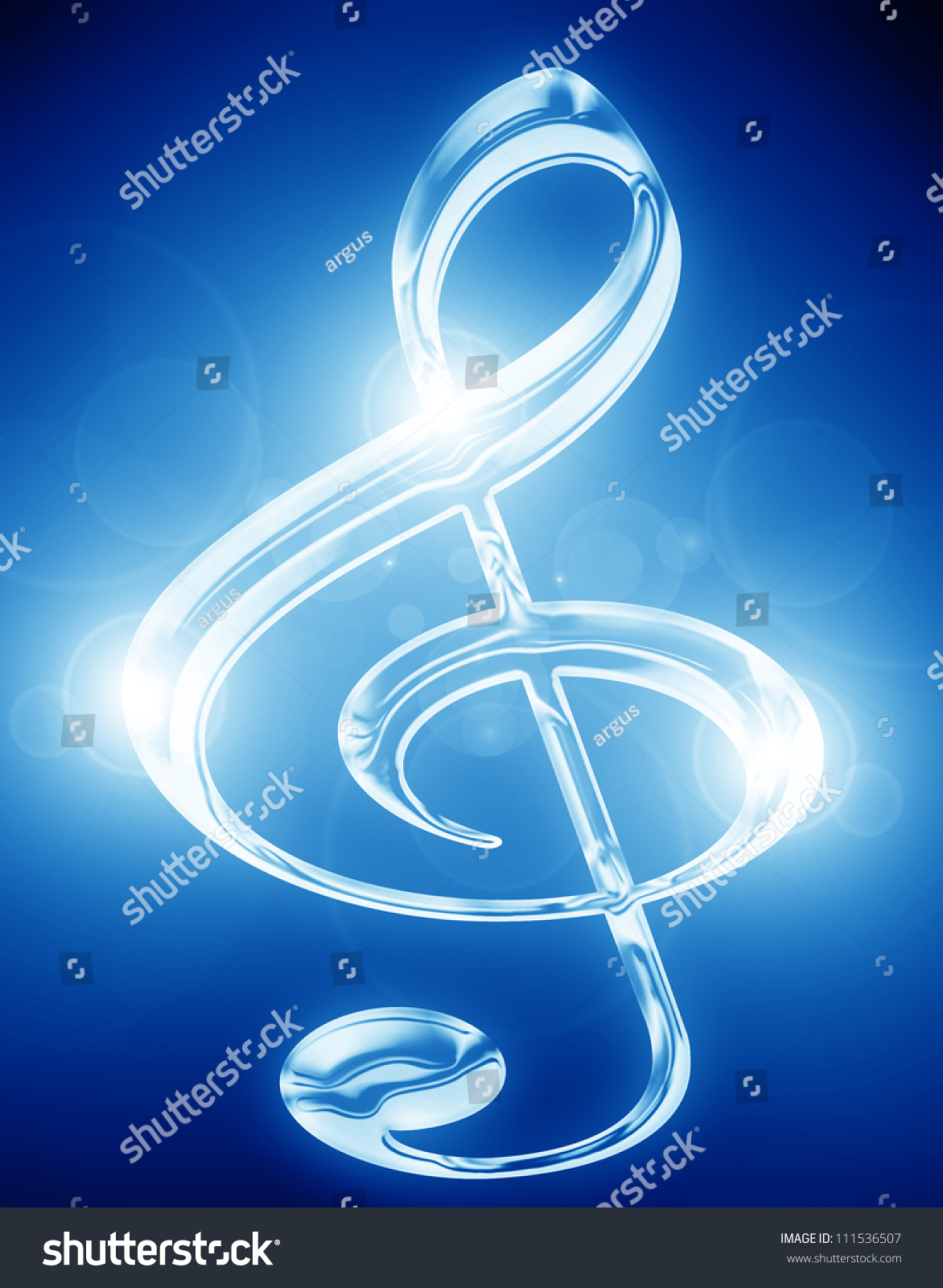 Colorful Musical Note On A Soft Dark Background Stock Photo 111536507 ...