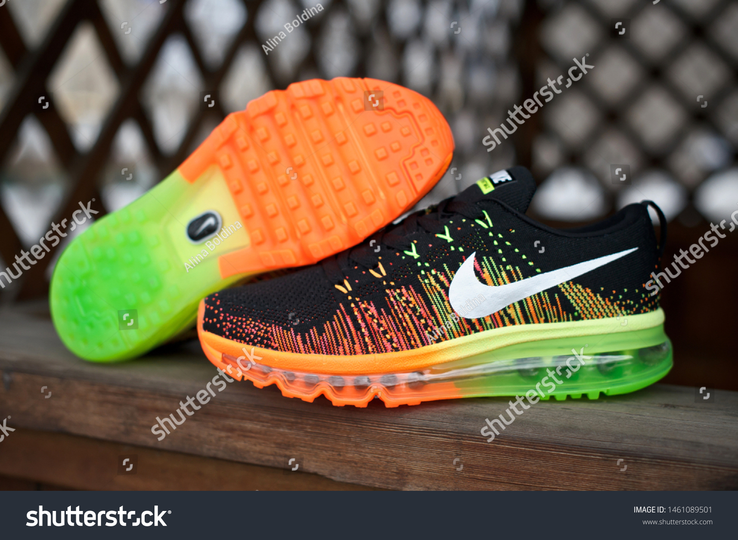 colorful nike running shoes
