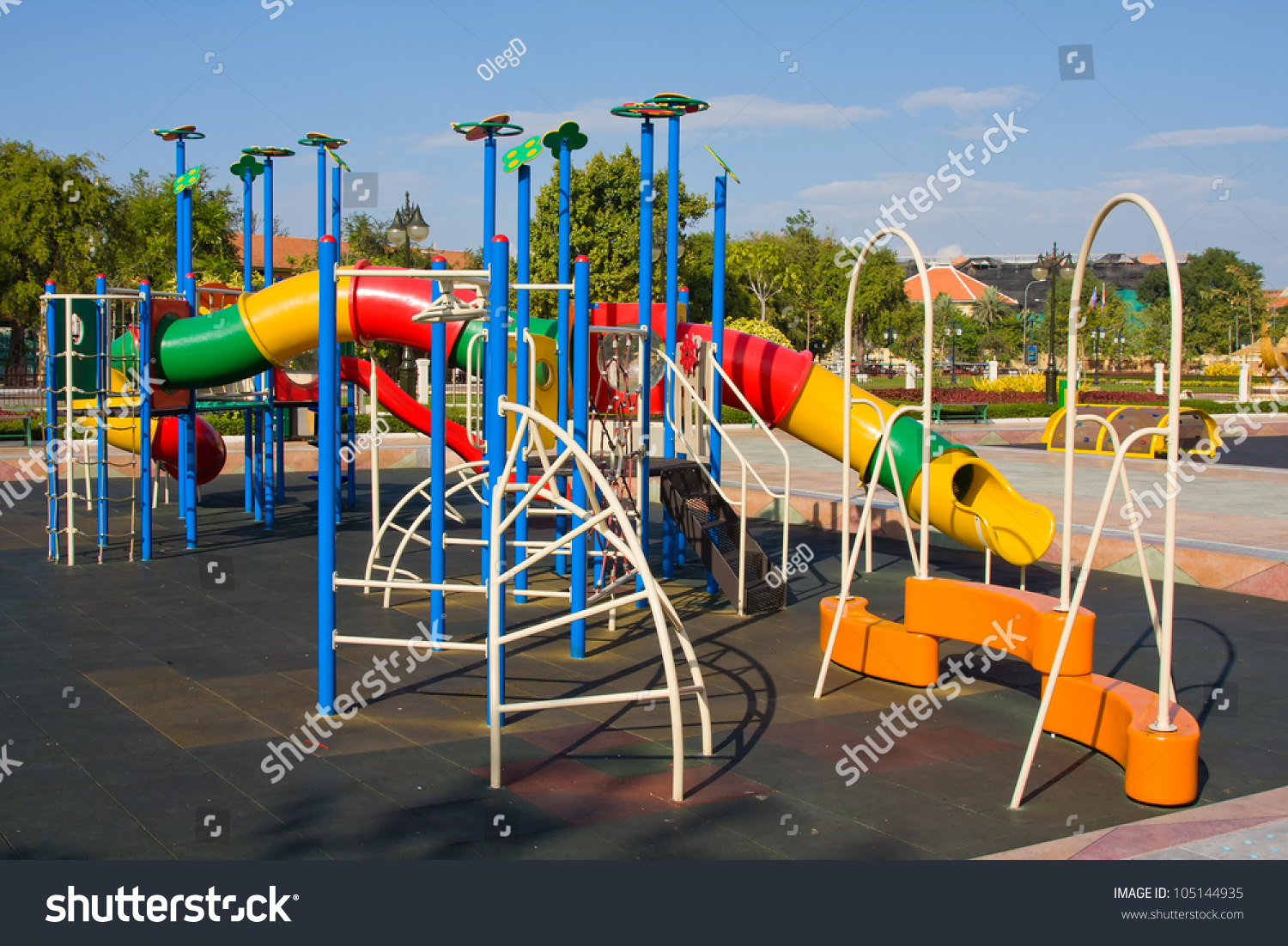 Colorful Playground Phnom Penh Cambodia Stock Photo 105144935 ...