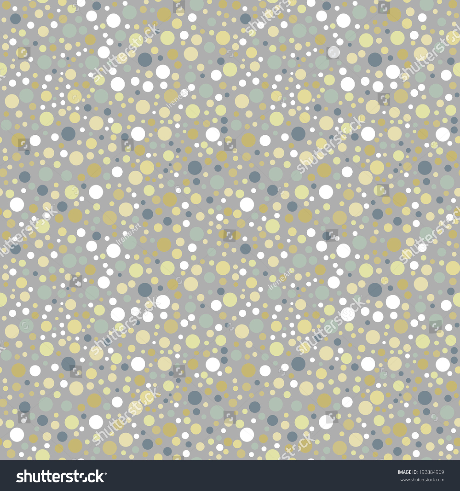 Colorful Polka Dot Seamless Pattern. Abstract Background Stock Photo