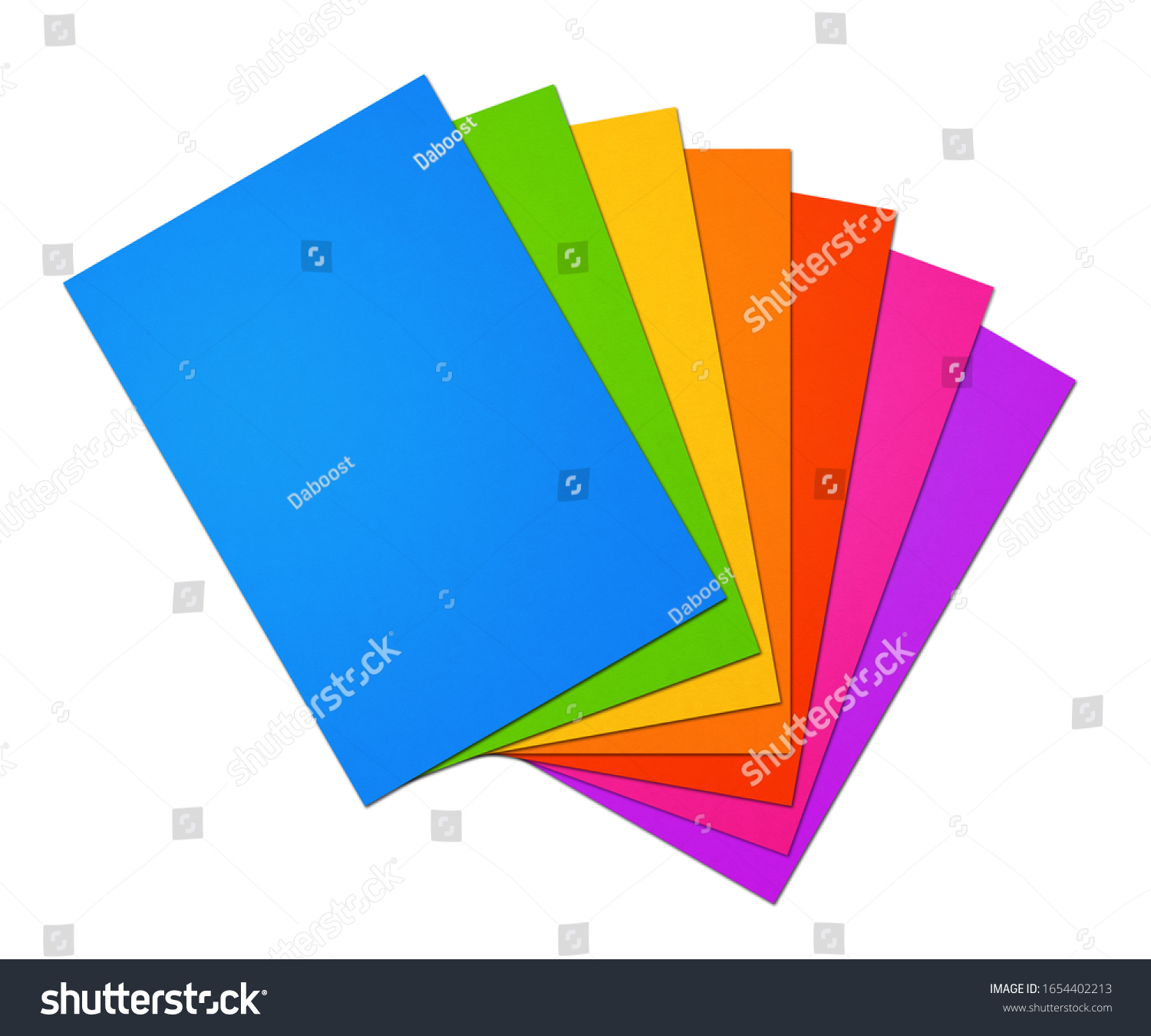 Colorful Rainbow Blank A4 Paper Sheet Stock Illustration 1654402213 Shutterstock 4199