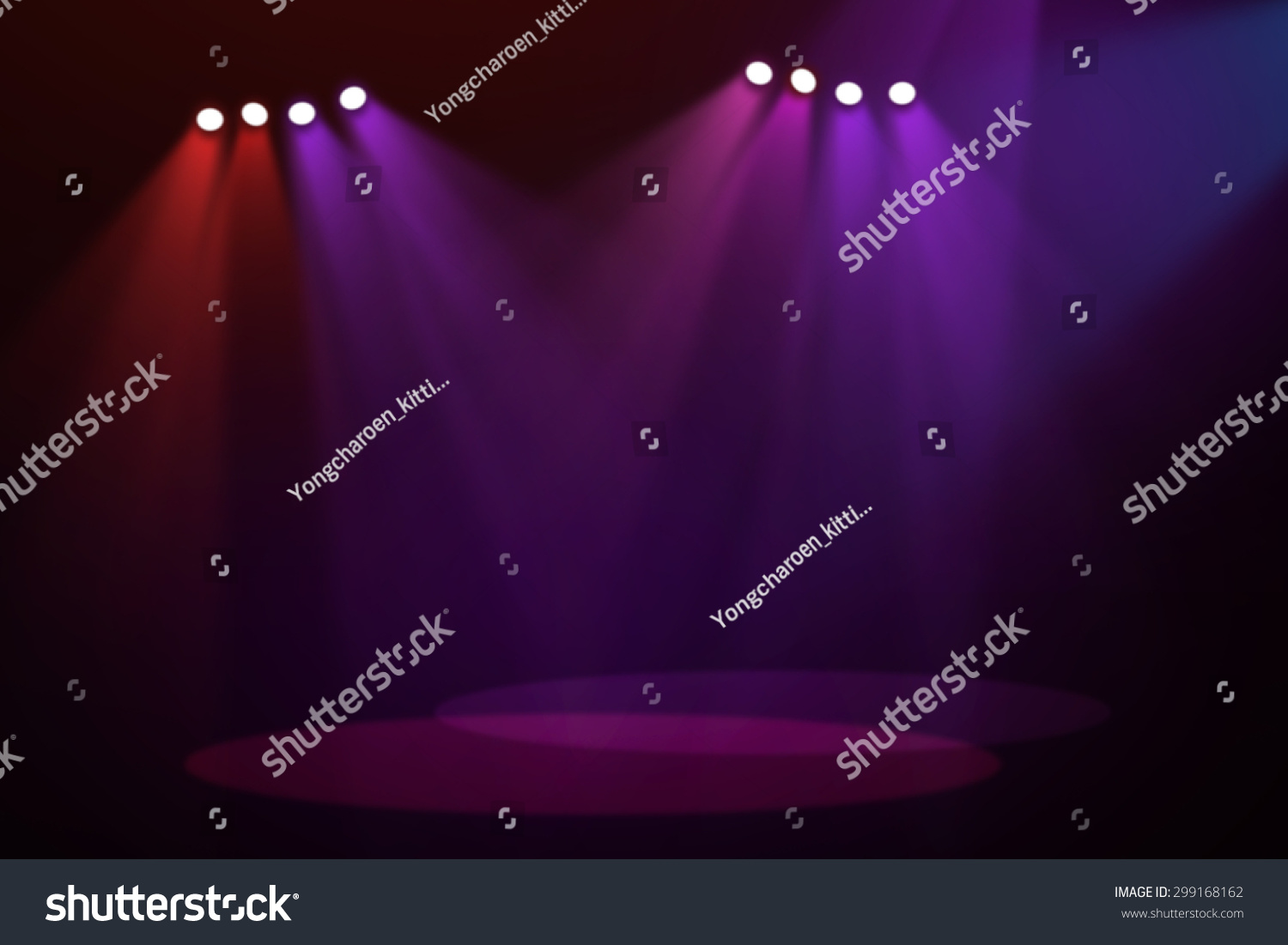 Colorful Stage Background Stock Illustration 299168162 - Shutterstock