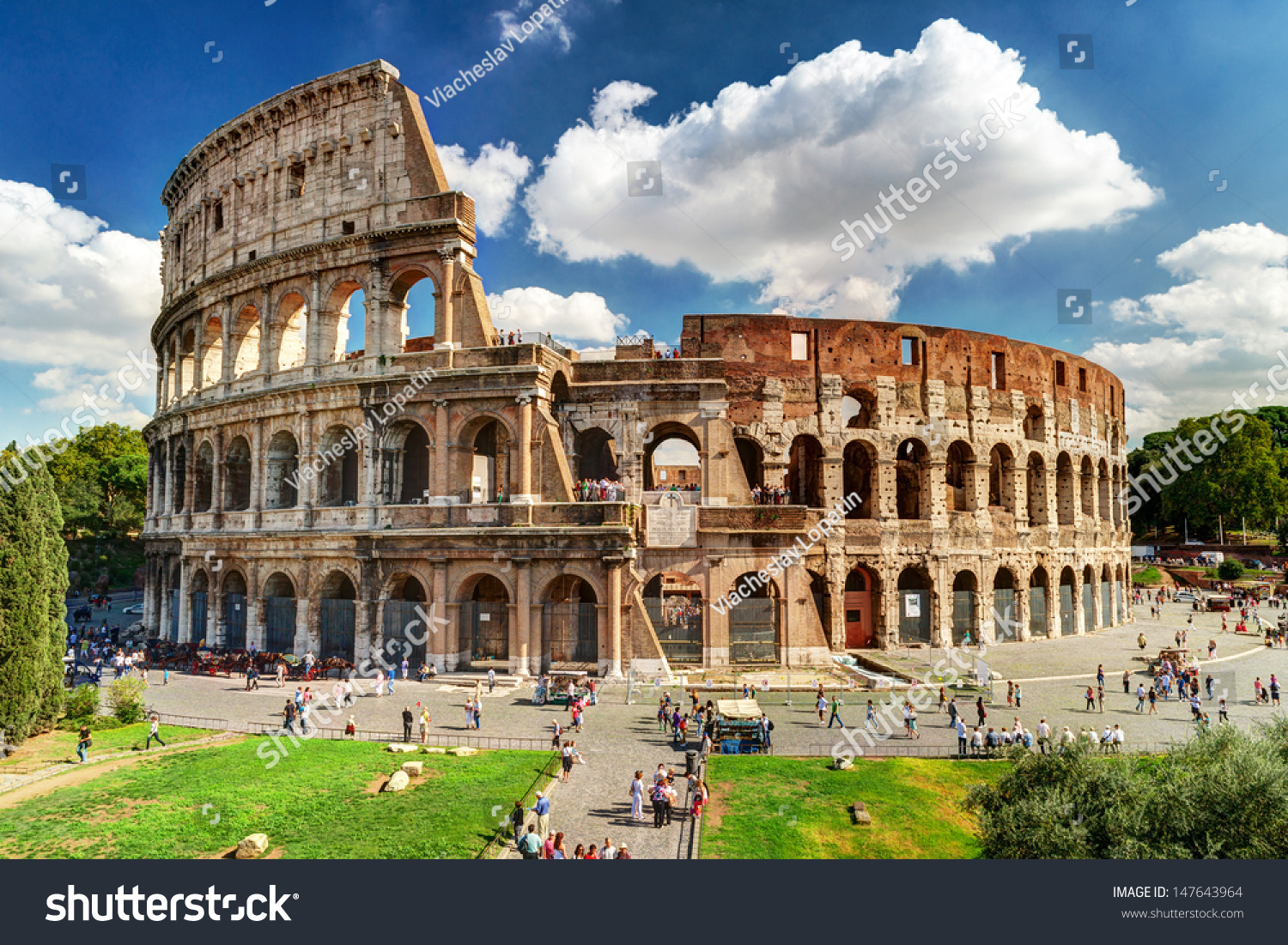 Colosseum In Rome, Italy Stock Photo 147643964 : Shutterstock