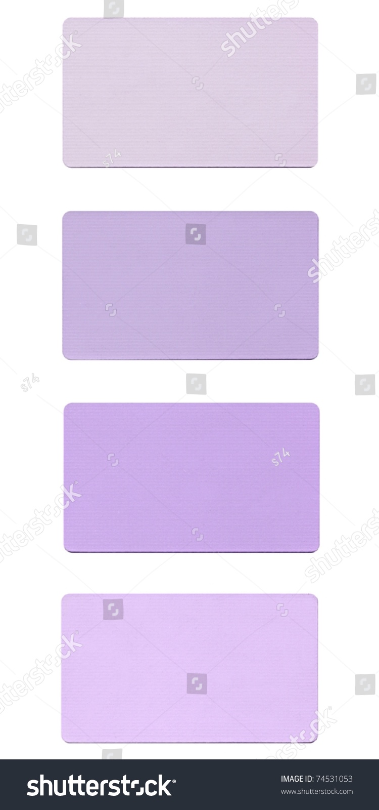 lavender paint samples