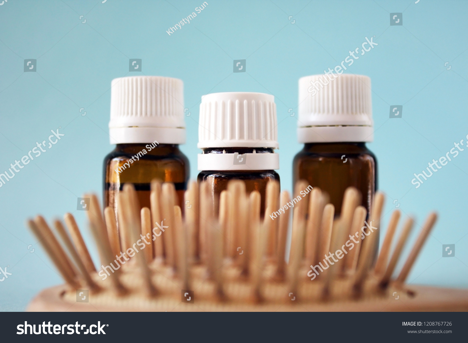 Comb Different Types Hair Brushes Small Stock Photo Edit Now