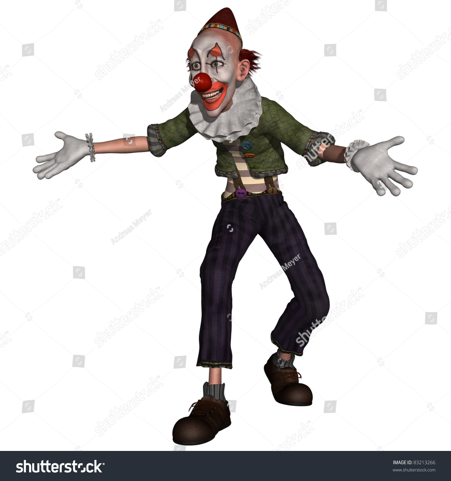 Comic Clown Stock Illustration 83213266