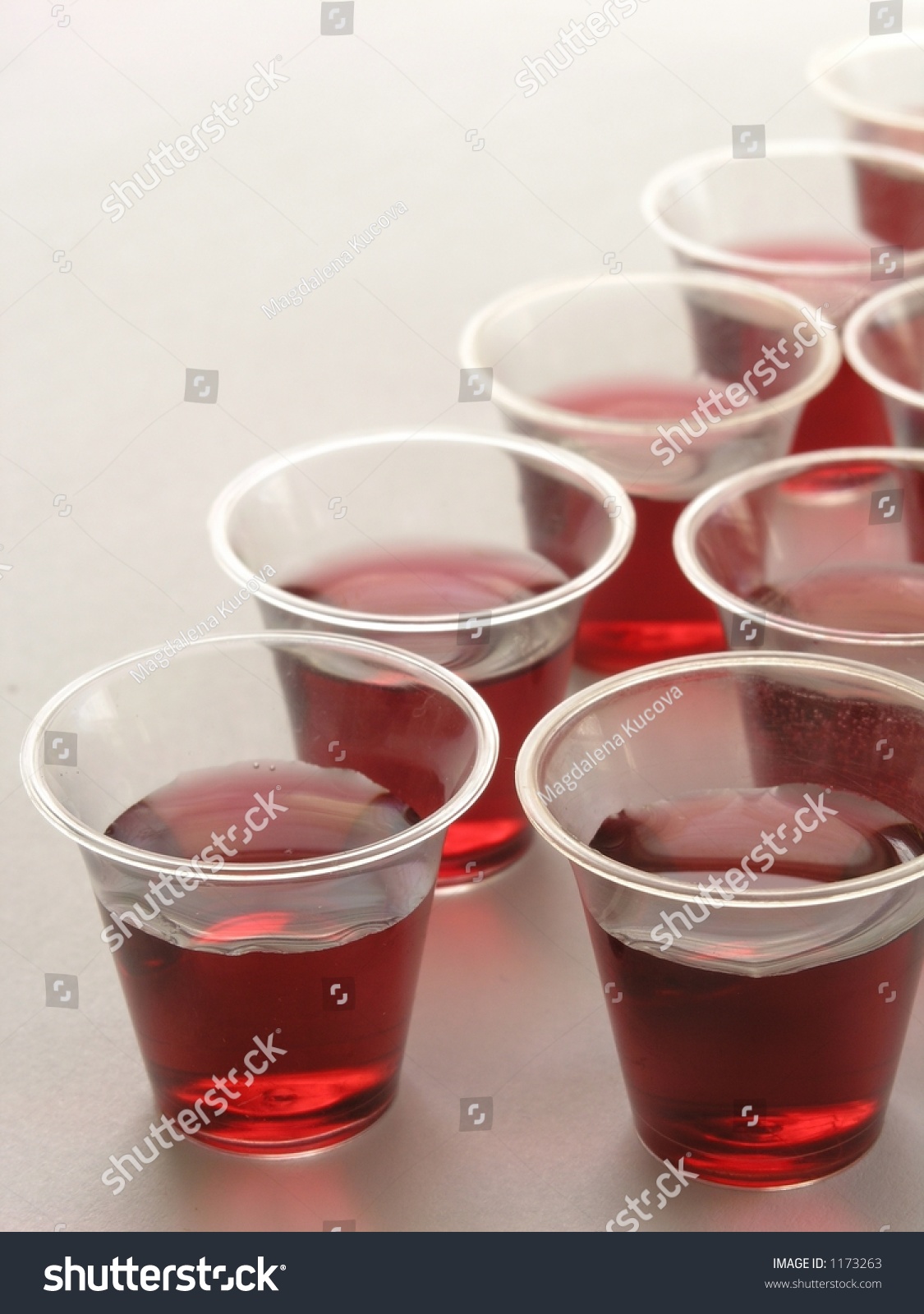 Communion Cups Wine Stock Photo 1173263 - Shutterstock