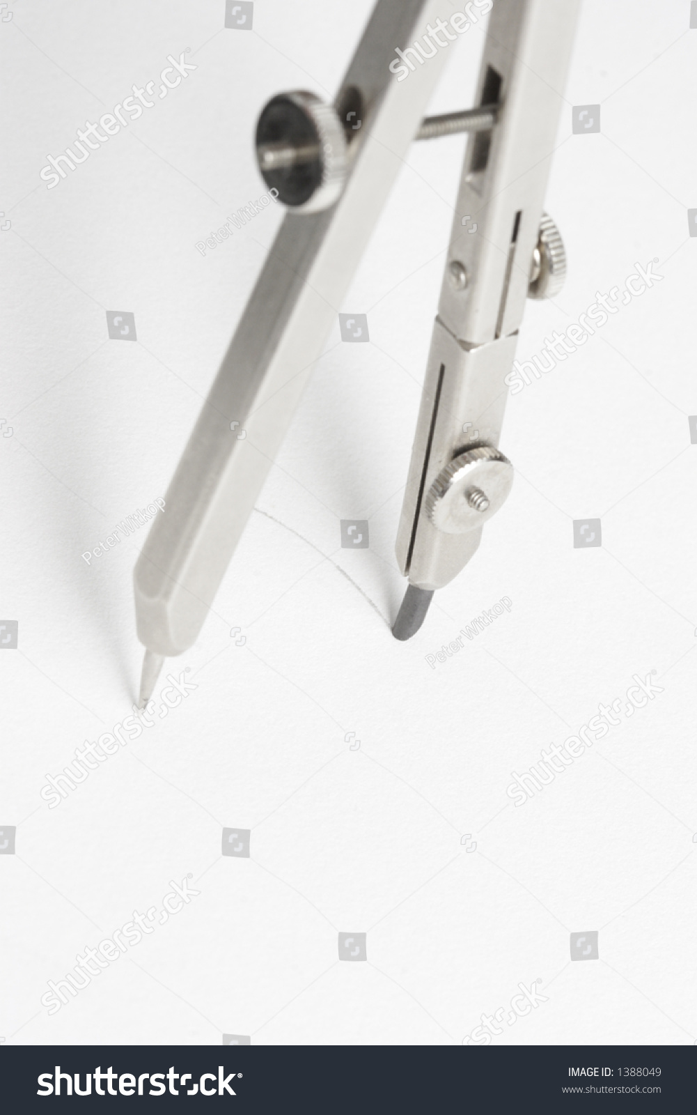 Compass Drawing Arc Stock Photo 1388049 | Shutterstock