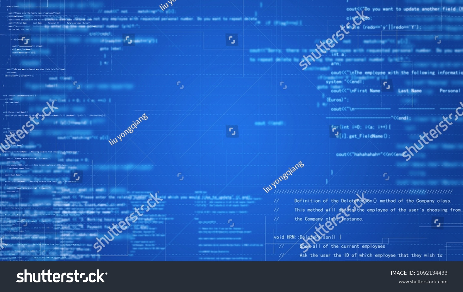 Computer Code Programming Language String Technology Stock Illustration ...