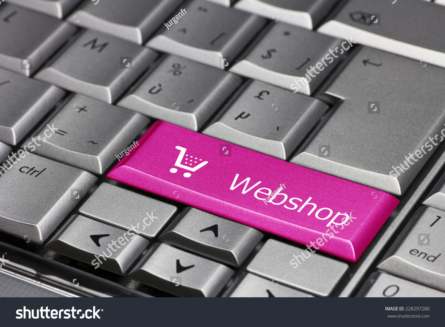 Identiteit Lyrisch Mooie vrouw Computer Key Pink Webshop Cart Symbol Stock Photo (Edit Now) 228297280