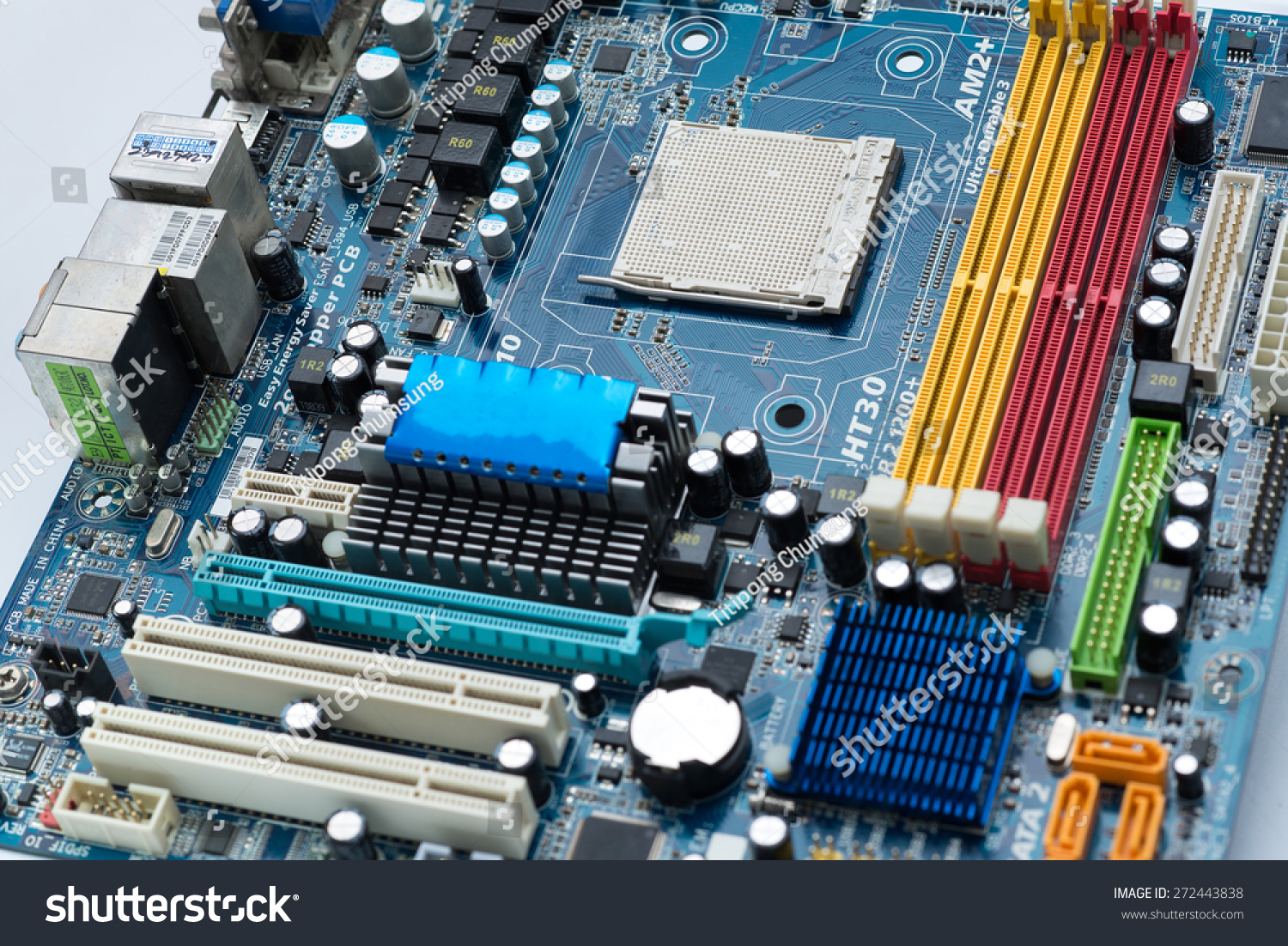 Computer Motherboard Close Stock Photo 272443838 | Shutterstock