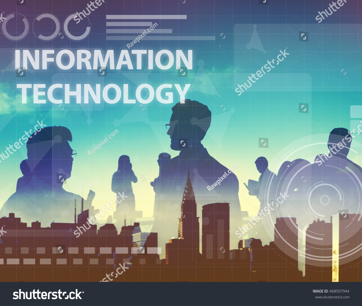 Computer Network Digital Connection Technology Concept Stock Photo ...