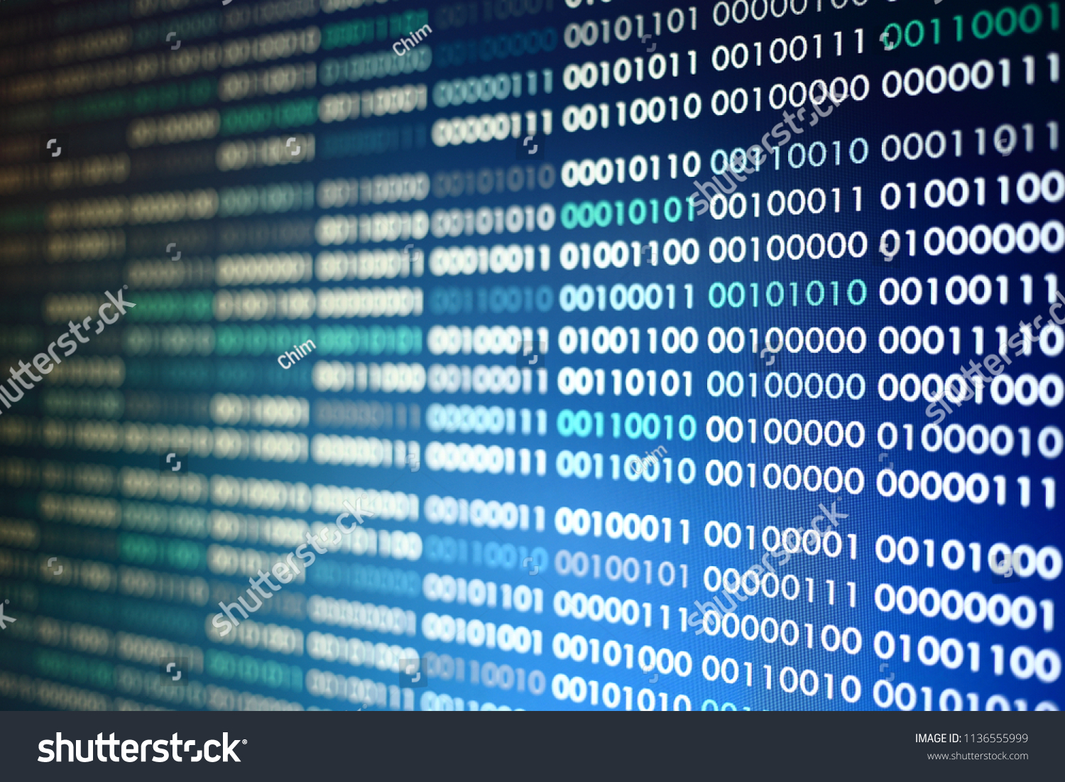 Computer Technology Background Binary Code Computer Stock Photo Edit Now 1136555999