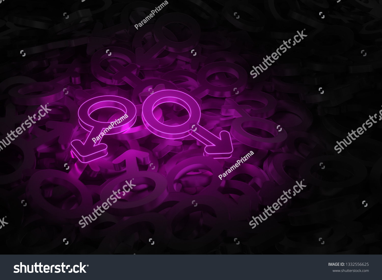 Concept Art On Theme Samesex Love Stock Illustration 1332556625 Shutterstock 1662