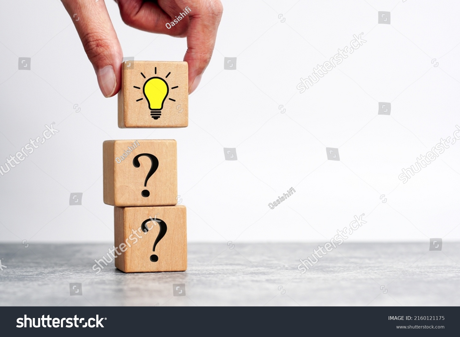 Concept Creative Idea Innovation Hand Picked Stock Photo 2160121175 ...