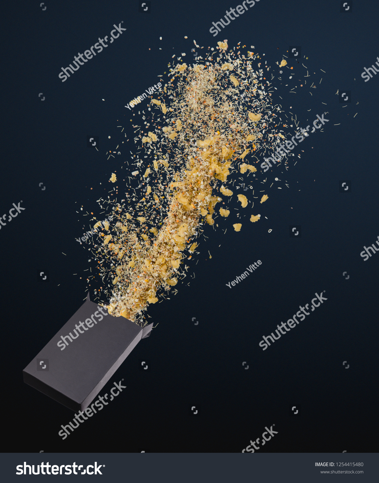 Download Concept Flying Yellow Raw Italian Pasta Miscellaneous Stock Image 1254415480 PSD Mockup Templates