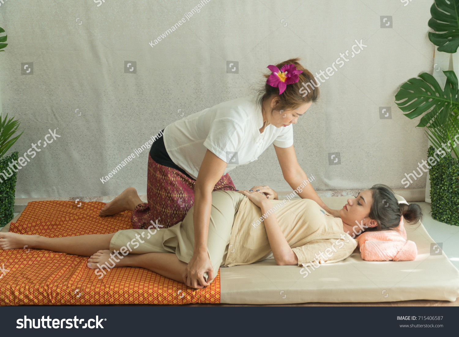 Young Teen Asian Girl Massage