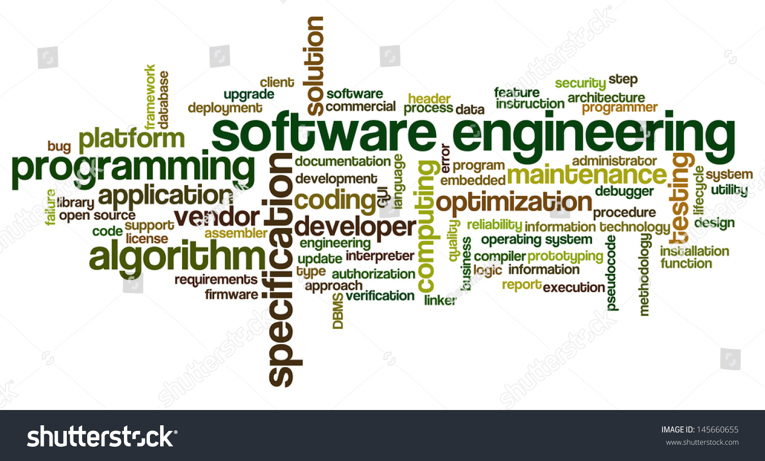 Conceptual Illustration Tag Cloud Containing Words Stock Illustration ...