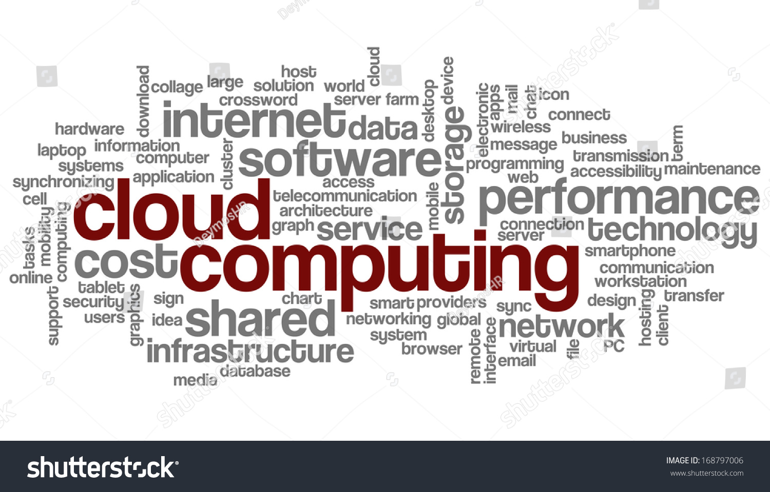 Conceptual Tag Cloud Containing Words Related Stock Illustration 168797006