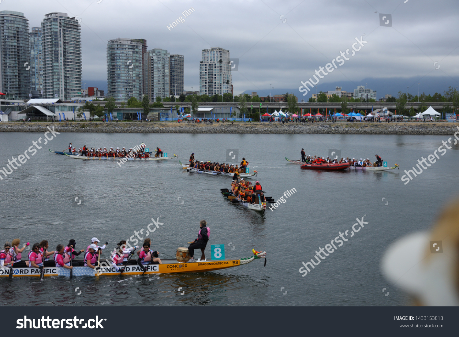 Concord Pacific Dragon Boat Festival Vancouver Stock Photo 1433153813