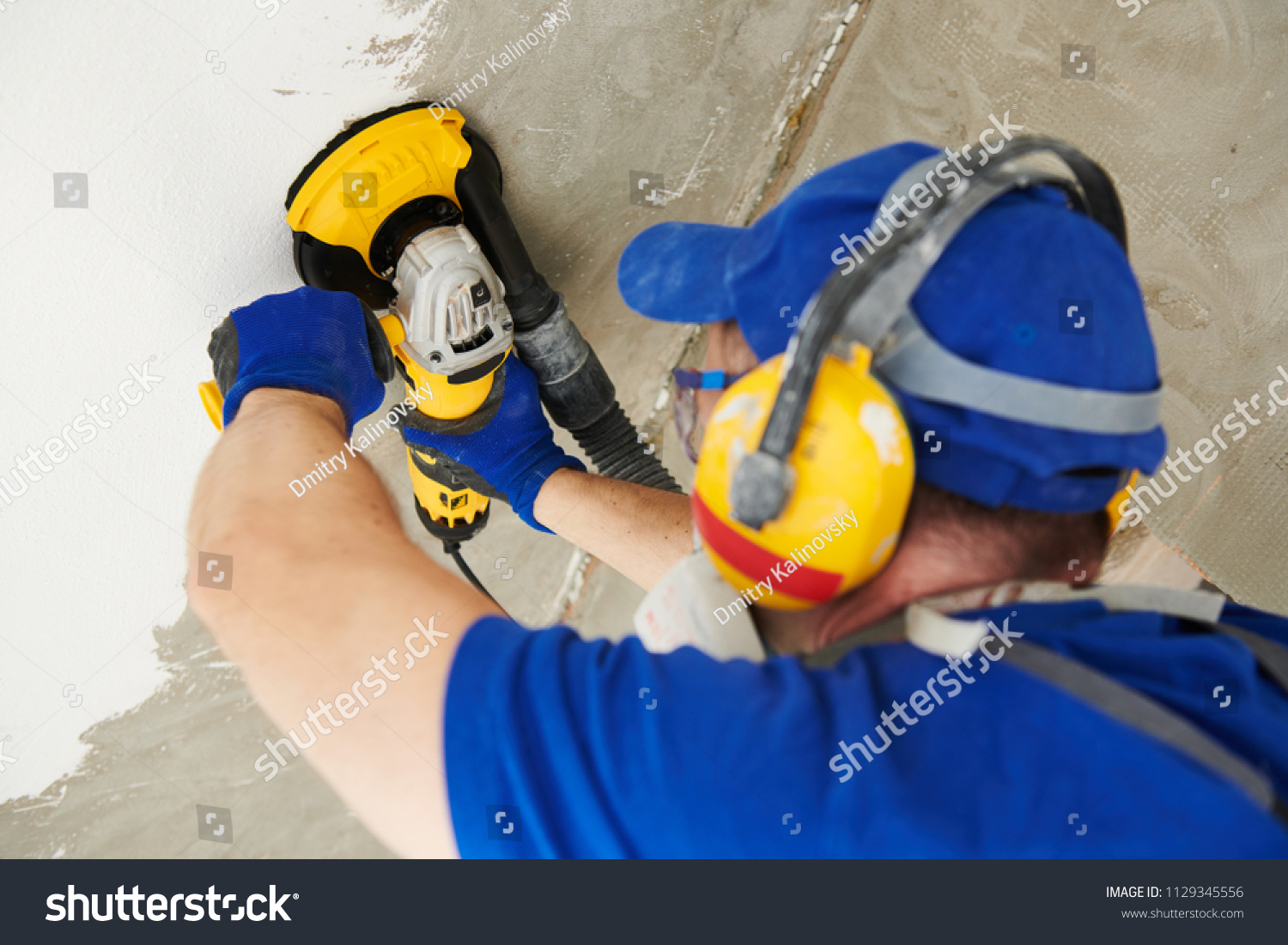 Concrete Ceiling Surface Grinding By Angle Stock Photo Edit Now