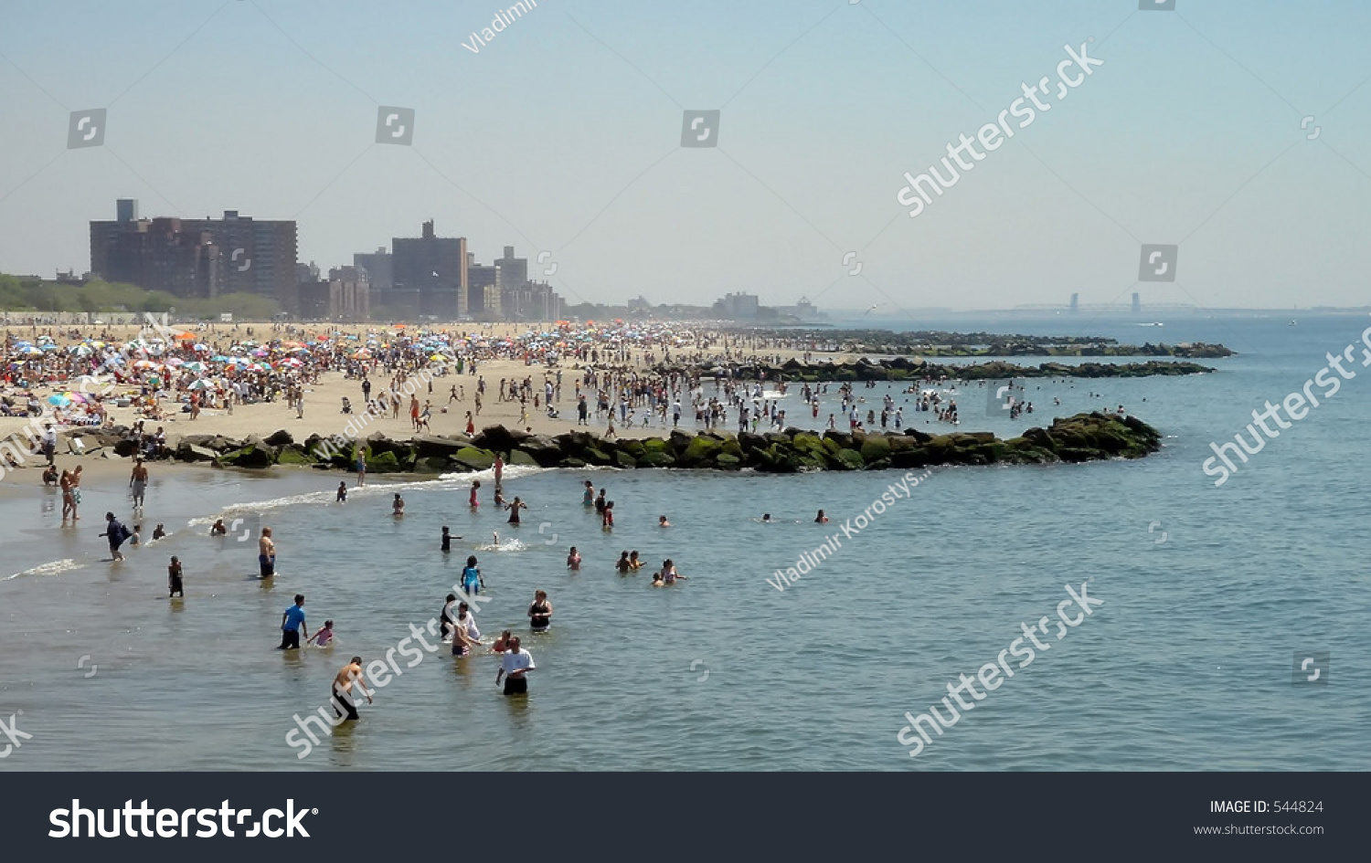 Coney Island Beach, Brooklyn, New York Stock Photo 544824 : Shutterstock