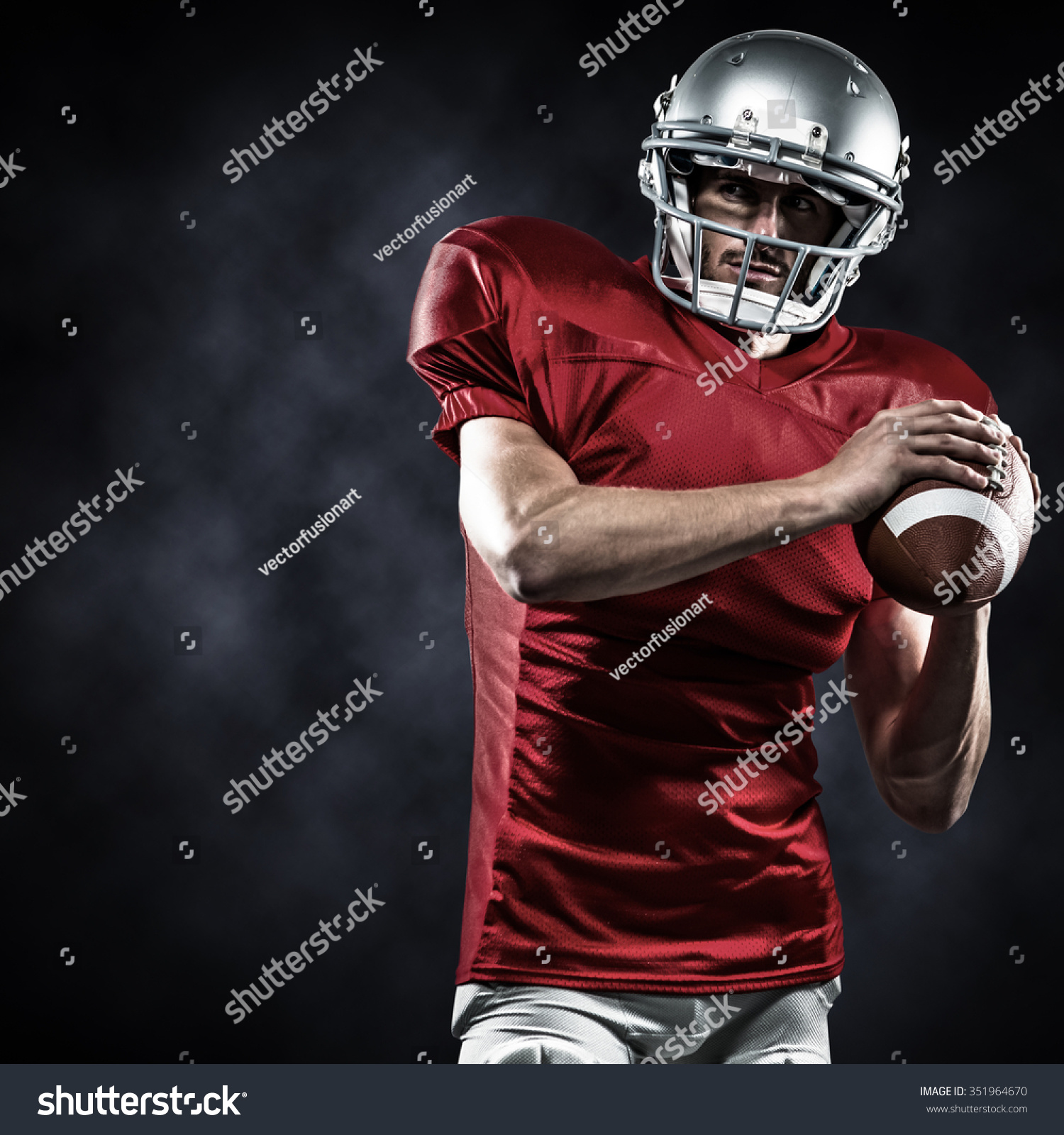 red american football jersey