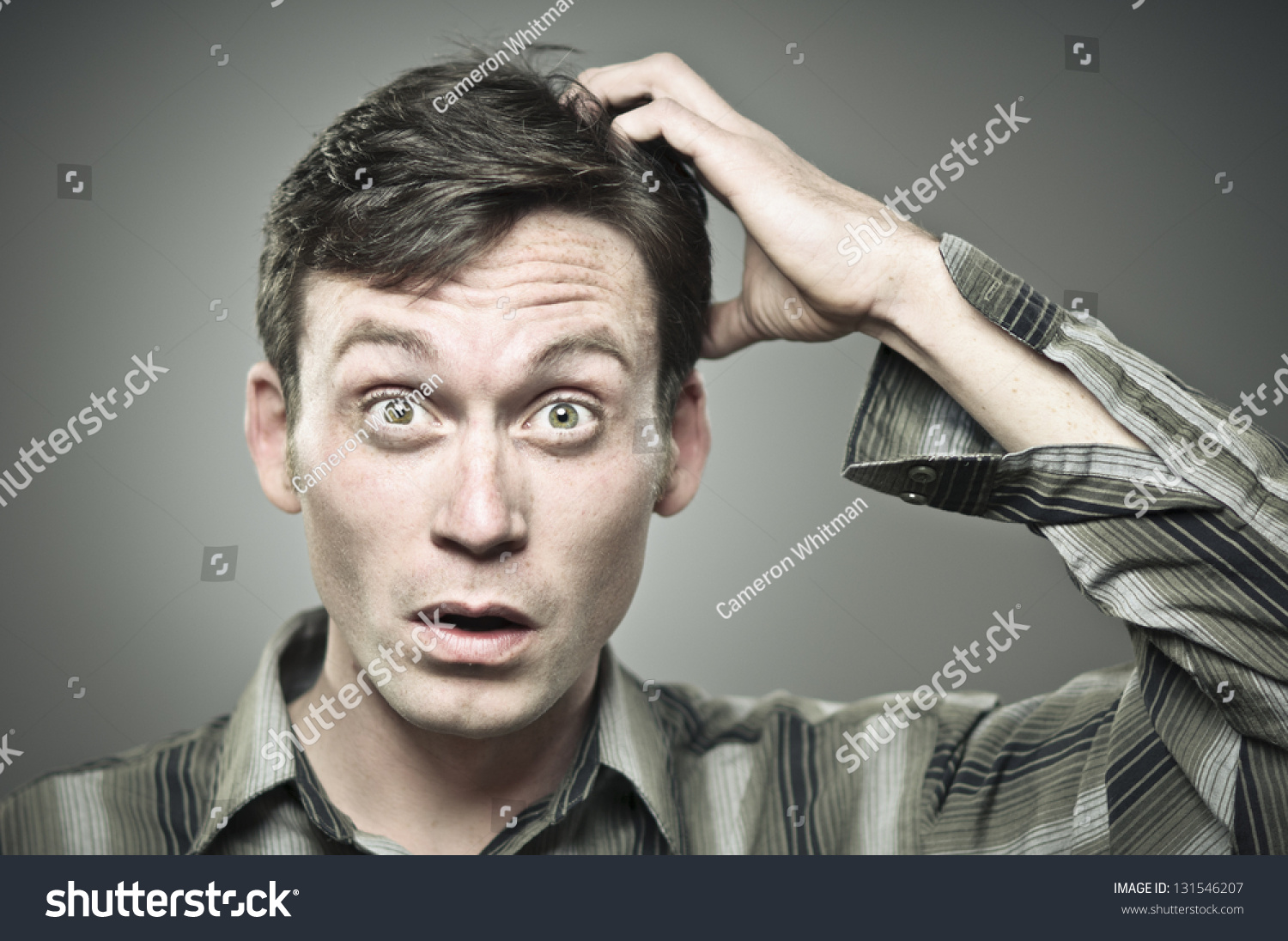 Confused Man Stock Photo (Edit Now) 131546207 - Shutterstock