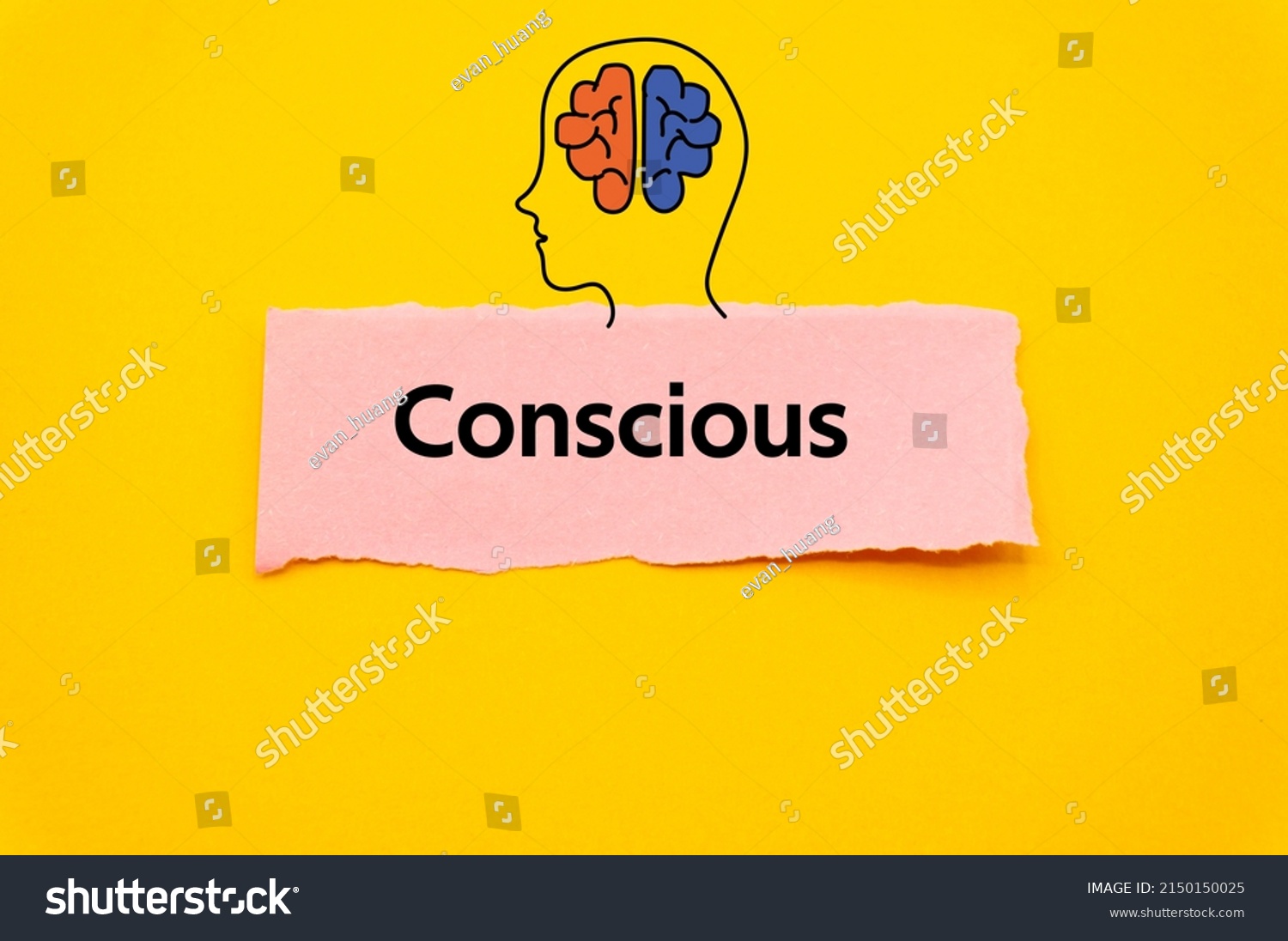 conscious-word-written-on-slip-colored-stock-photo-2150150025