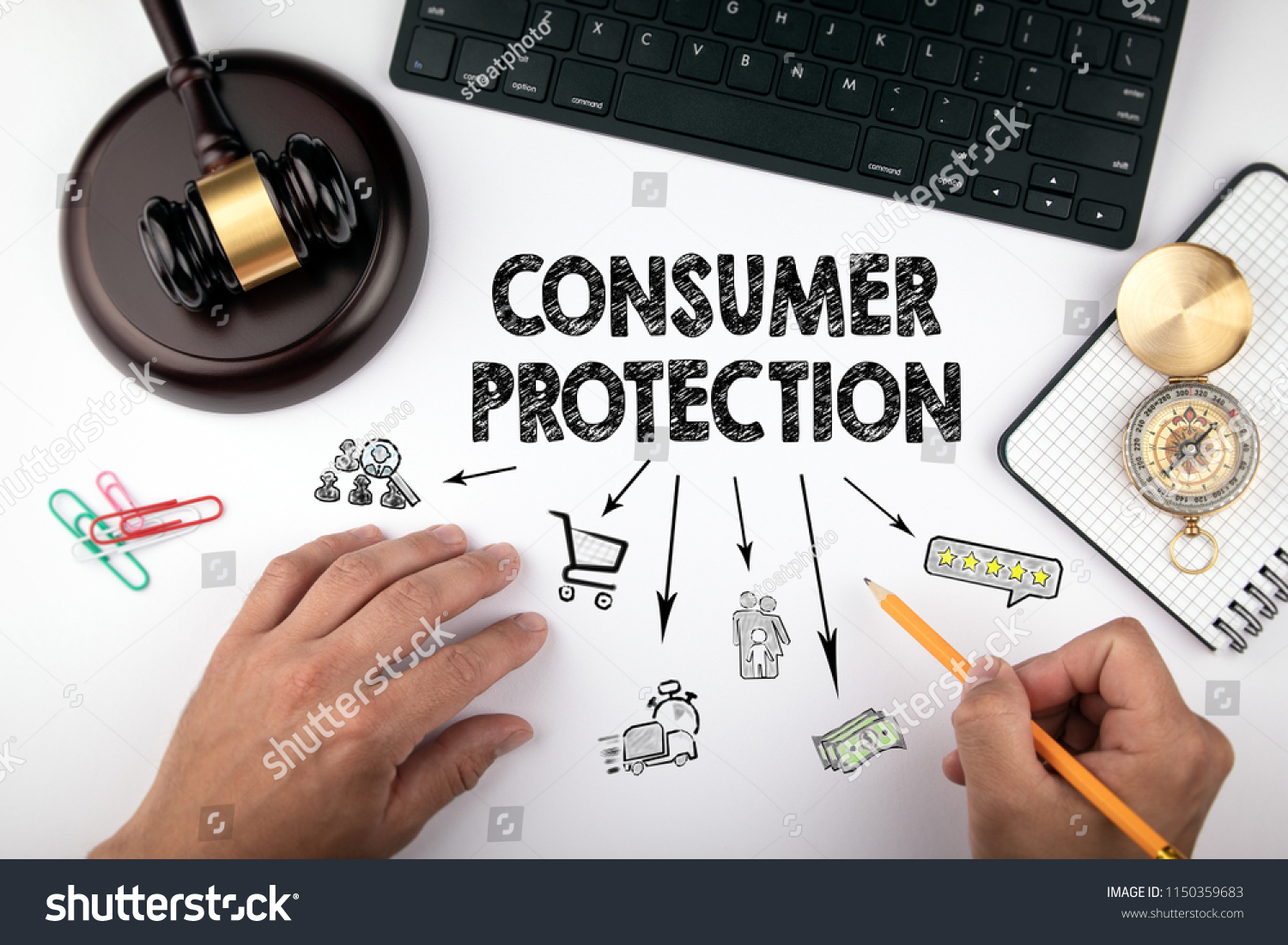 Consumer Protection Law Justice Concept Chart Stock Photo (Edit Now ...