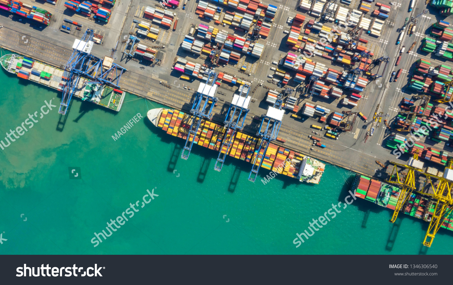 10,516 Container port top view Images, Stock Photos & Vectors ...