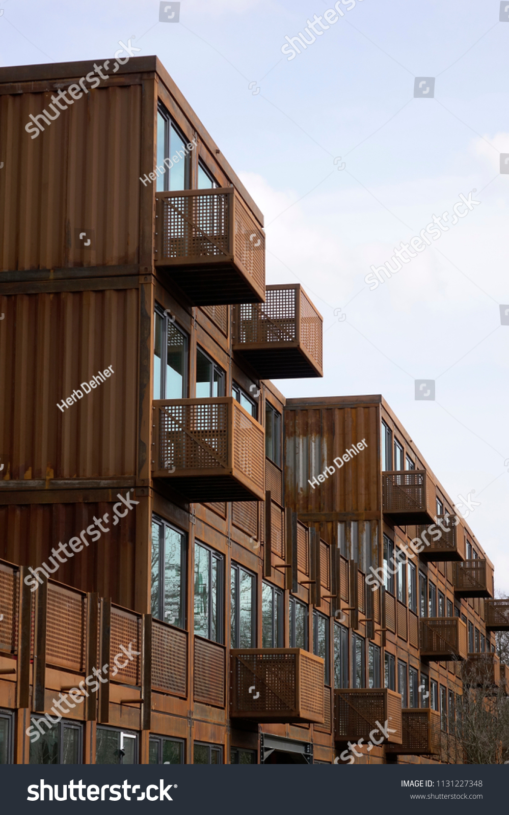 Container Wohnungen Berlin Stock Photo Edit Now