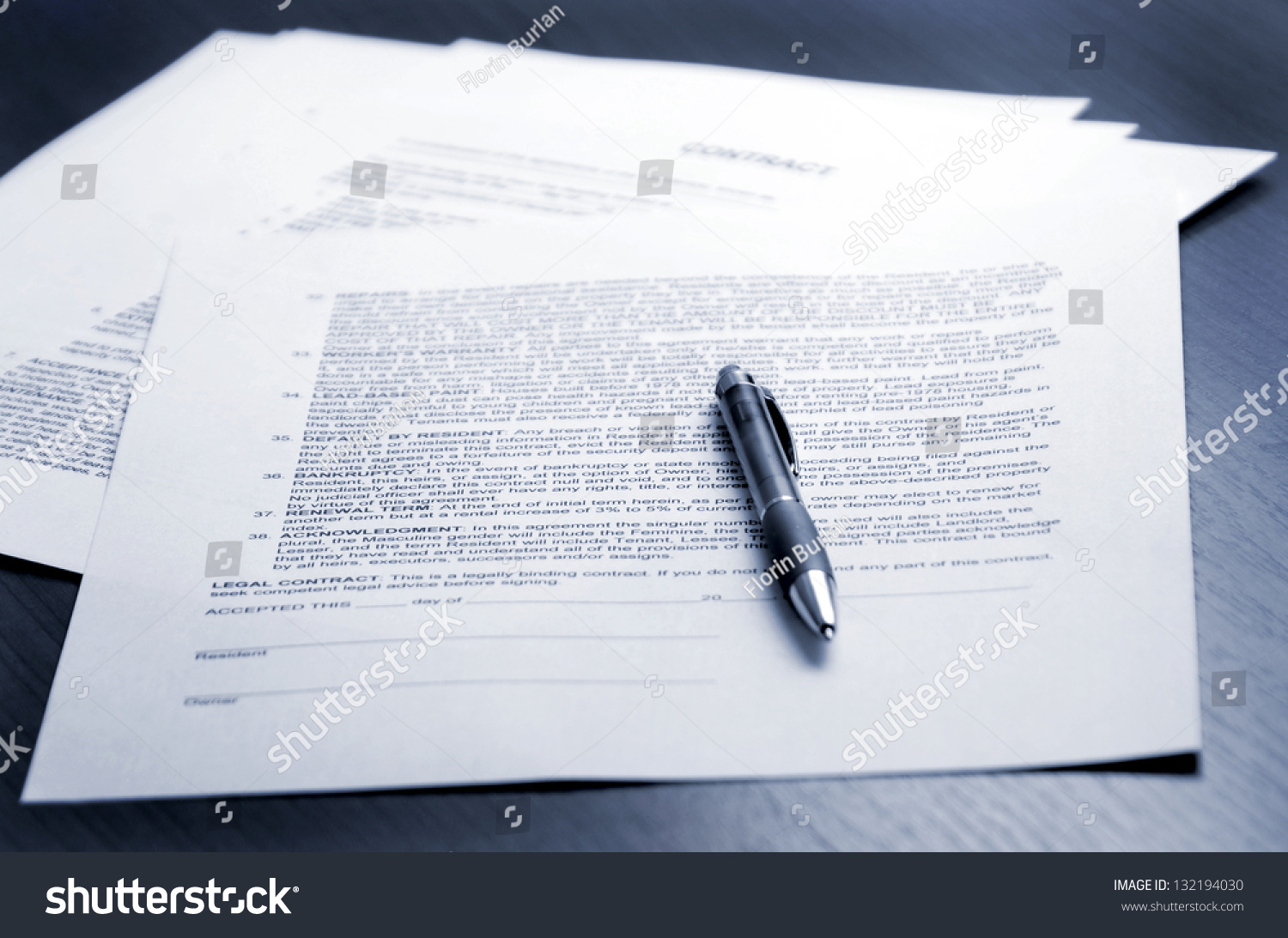 Contract Signing Stock Photo 132194030 - Shutterstock