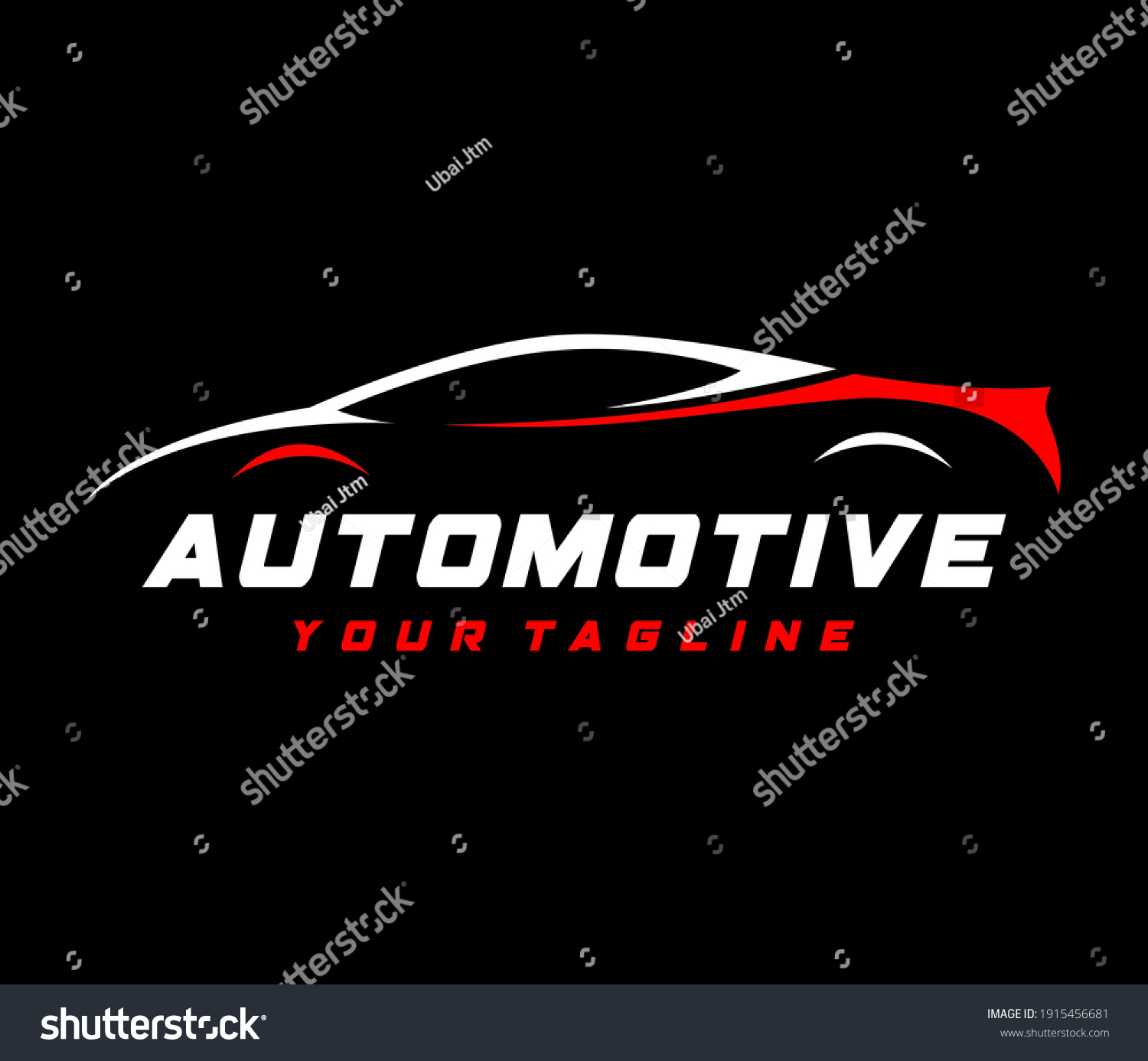 Cool Creative Sports Car Silhouettes Stock Illustration 1915456681 