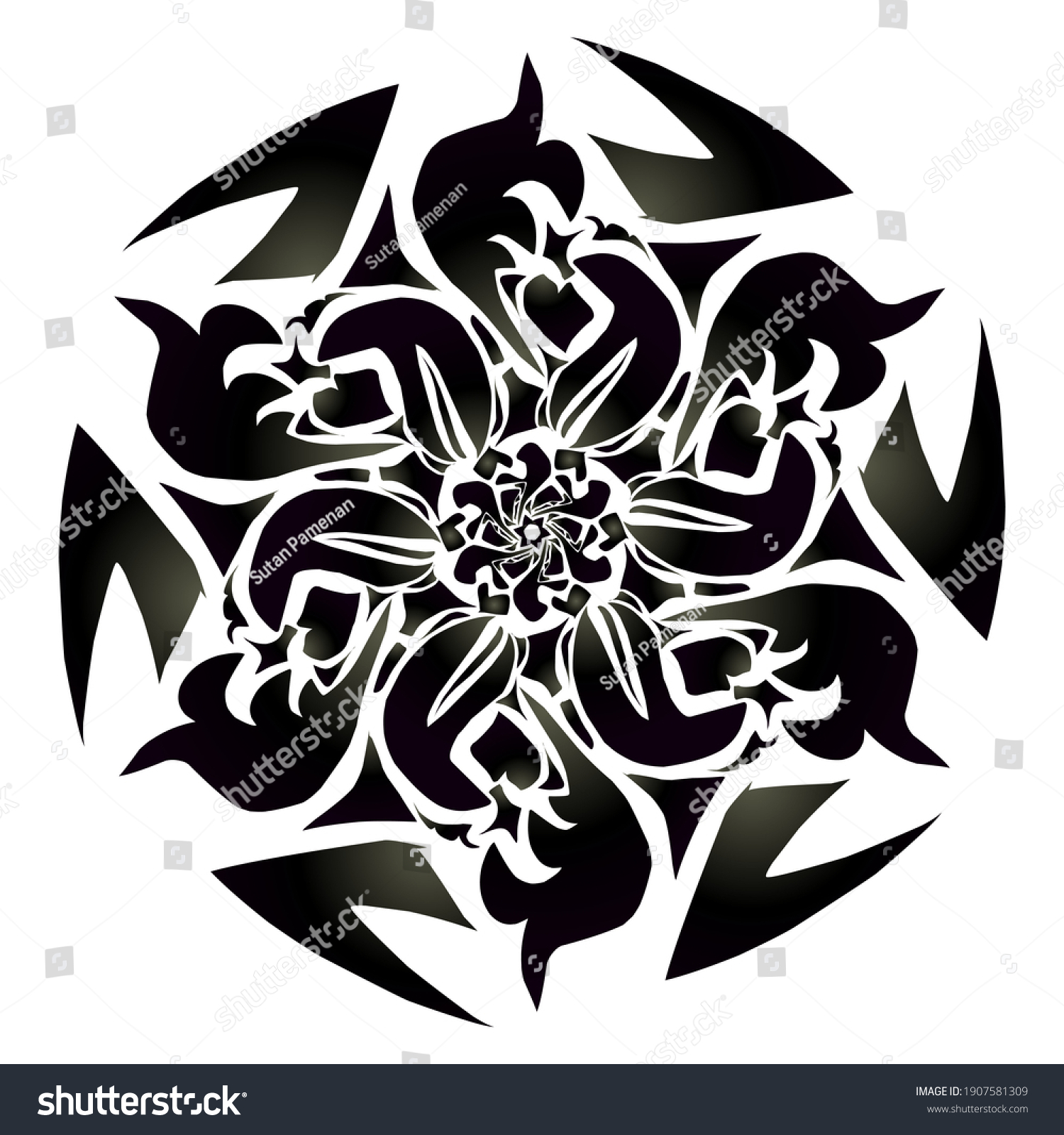 Cool Black Logo Design Fits Perfectly Stock Illustration 1907581309 ...