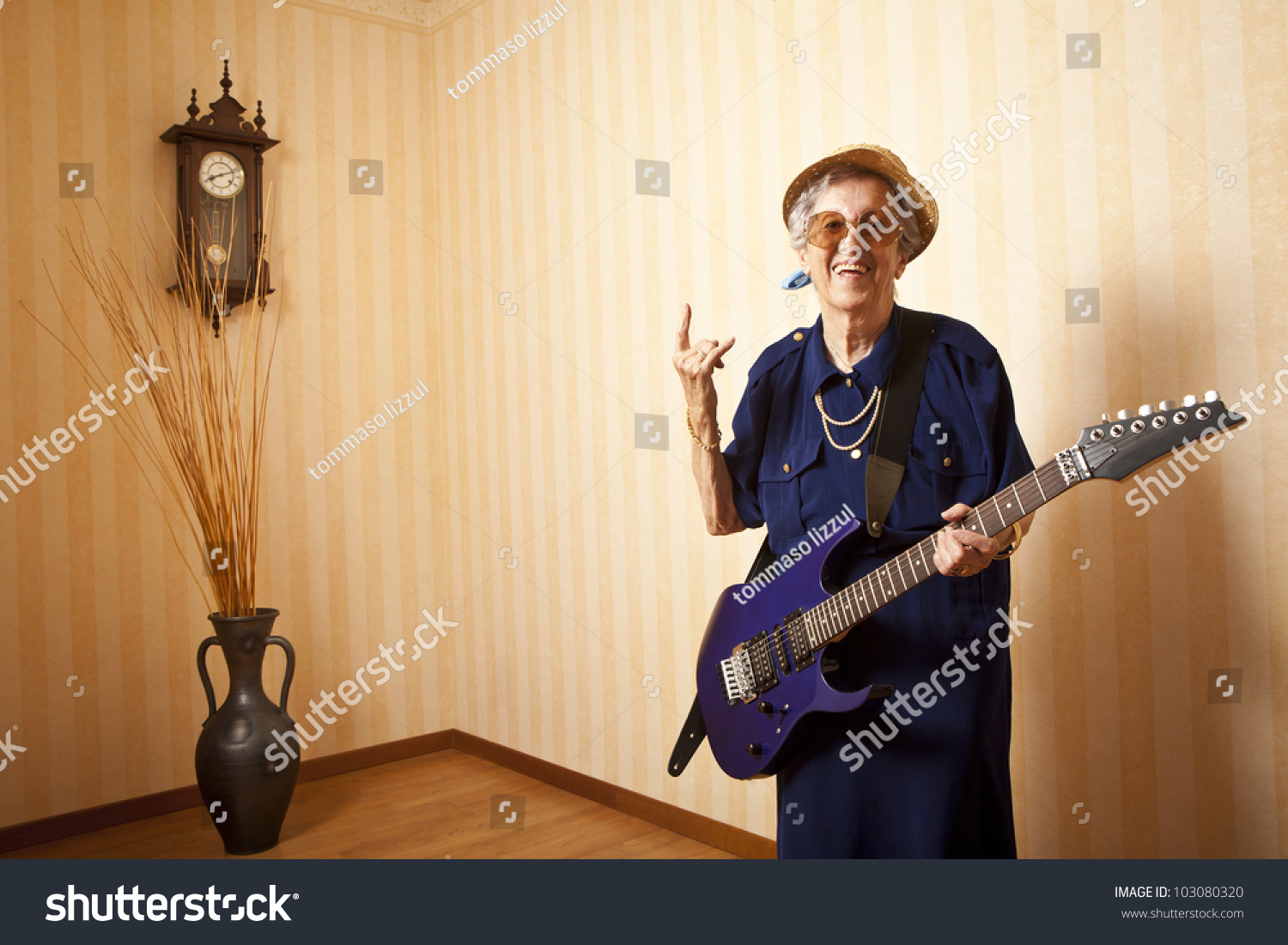 415 Old lady playing guitar Images, Stock Photos & Vectors Shutterstock