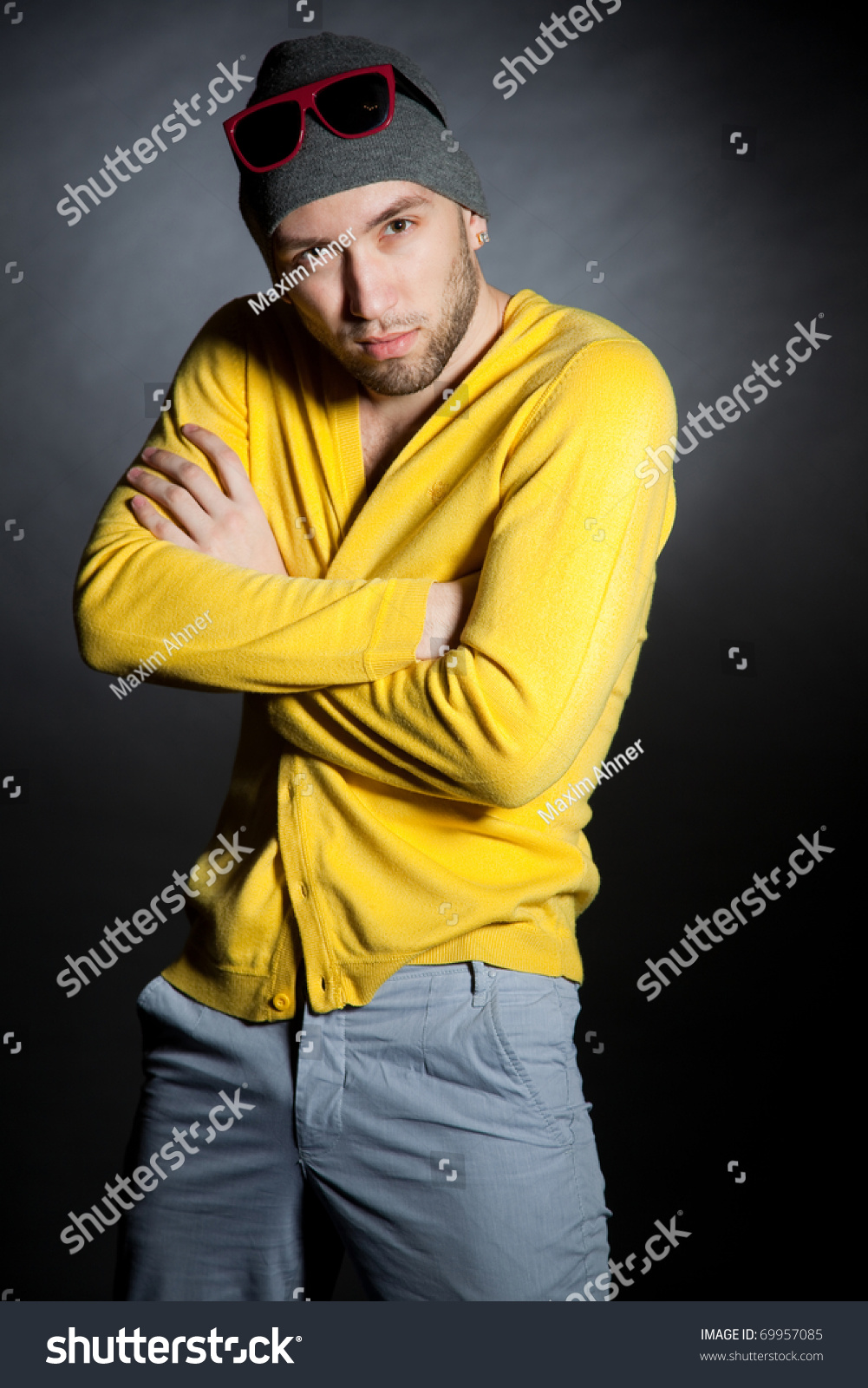 yellow guy sweatshirt