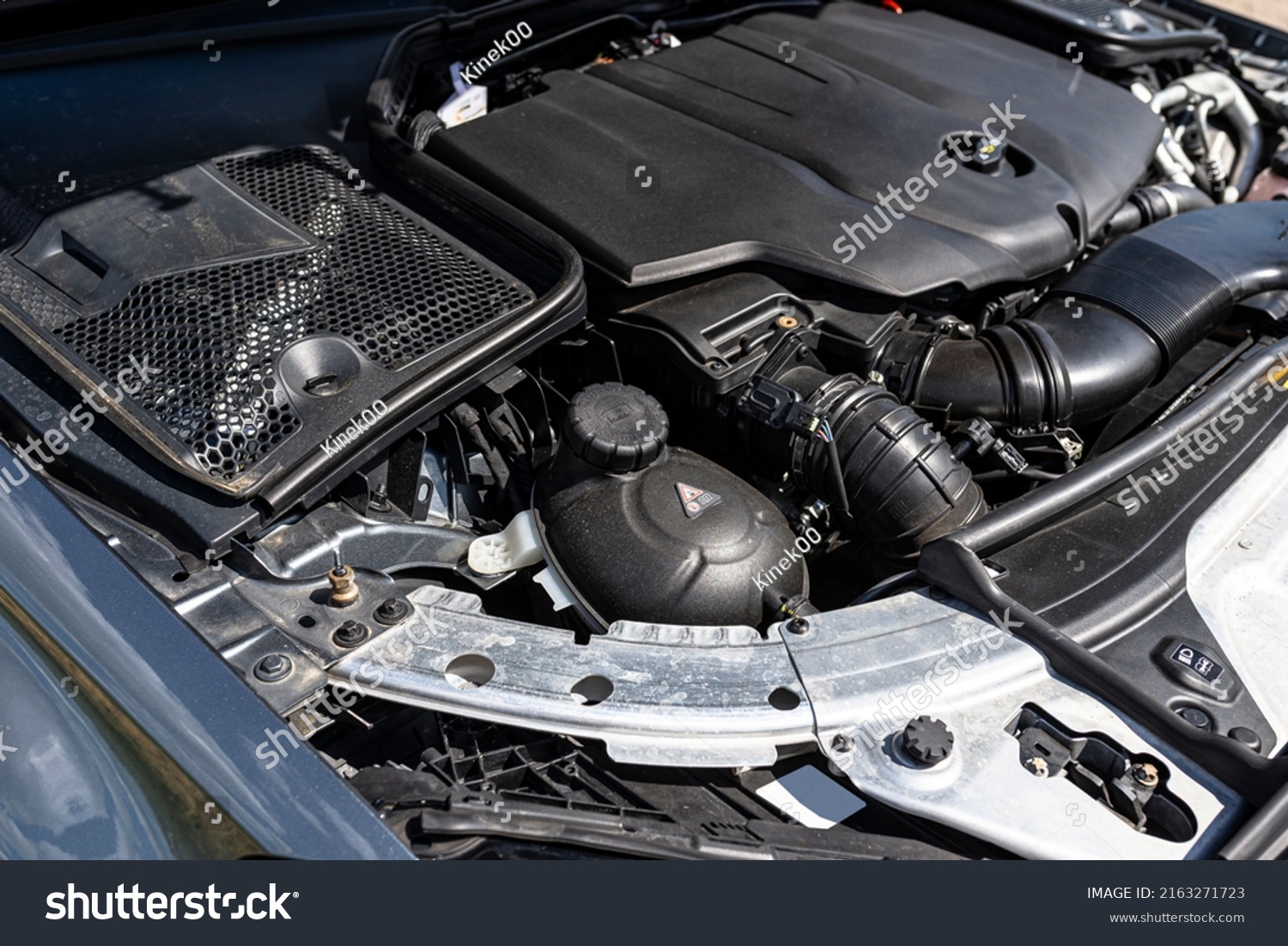 Coolant Reservoir Low Temperature Circulation Cooling Stock Photo