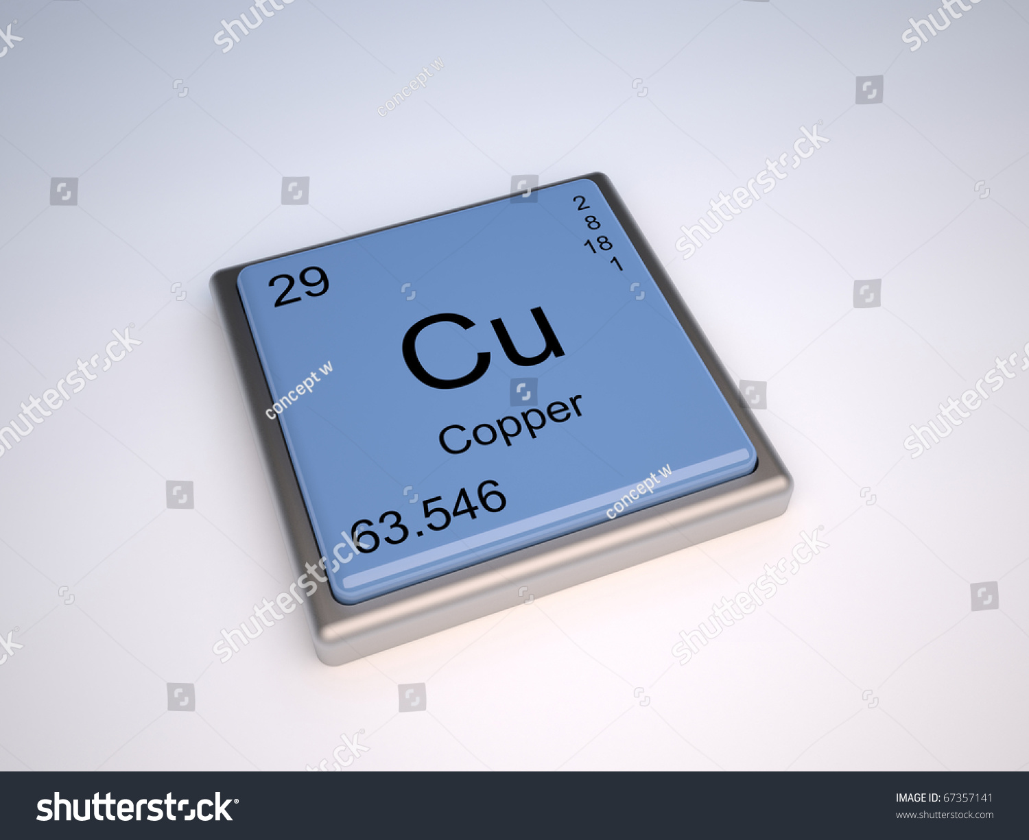 Copper Chemical Element Periodic Table Symbol Stock Illustration 67357141 Shutterstock 4074