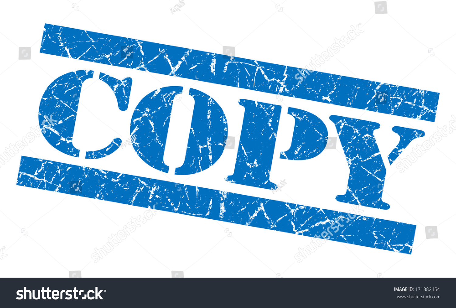 Copy Blue Grunge Stamp Stock Photo 171382454 : Shutterstock