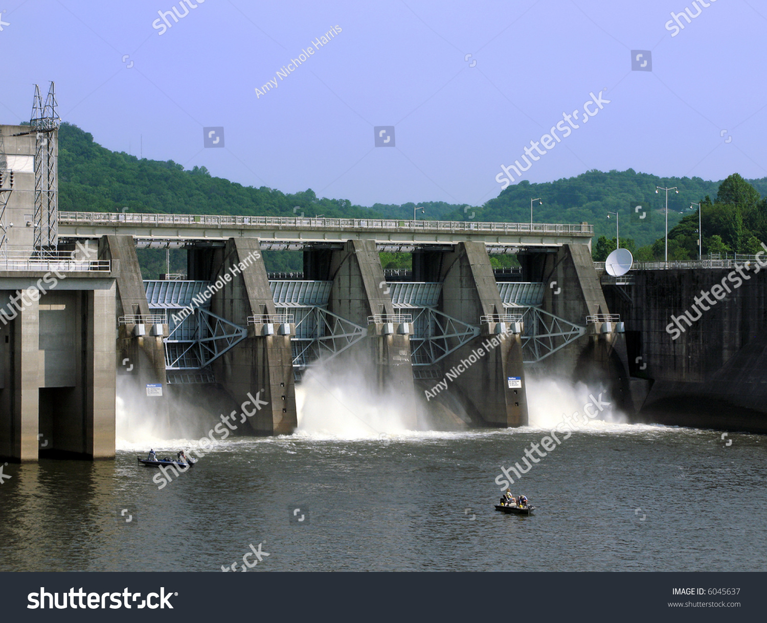 Cordell Hull Dam Near Carthage Tennessee Stock Photo (Edit Now) 6045637