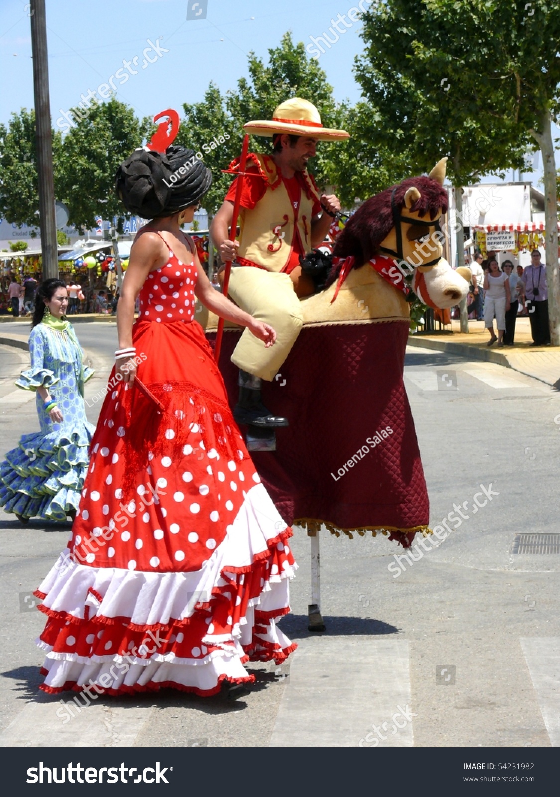 Cordoba - May 29: Long-Legged Fancy Dressed People At Cordoba Festival ...