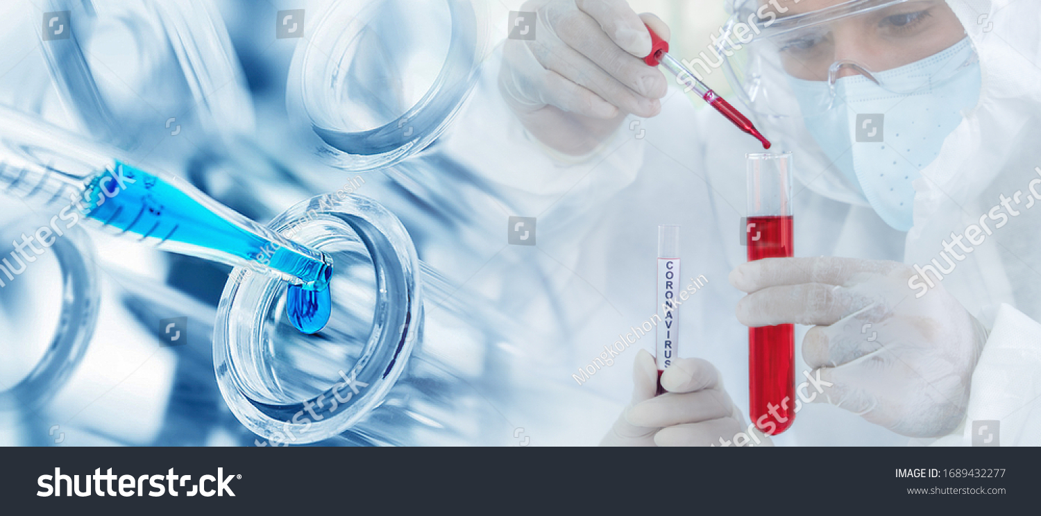 Coronavirus Covid 19 Research Background Aniviral Stock Photo Edit Now