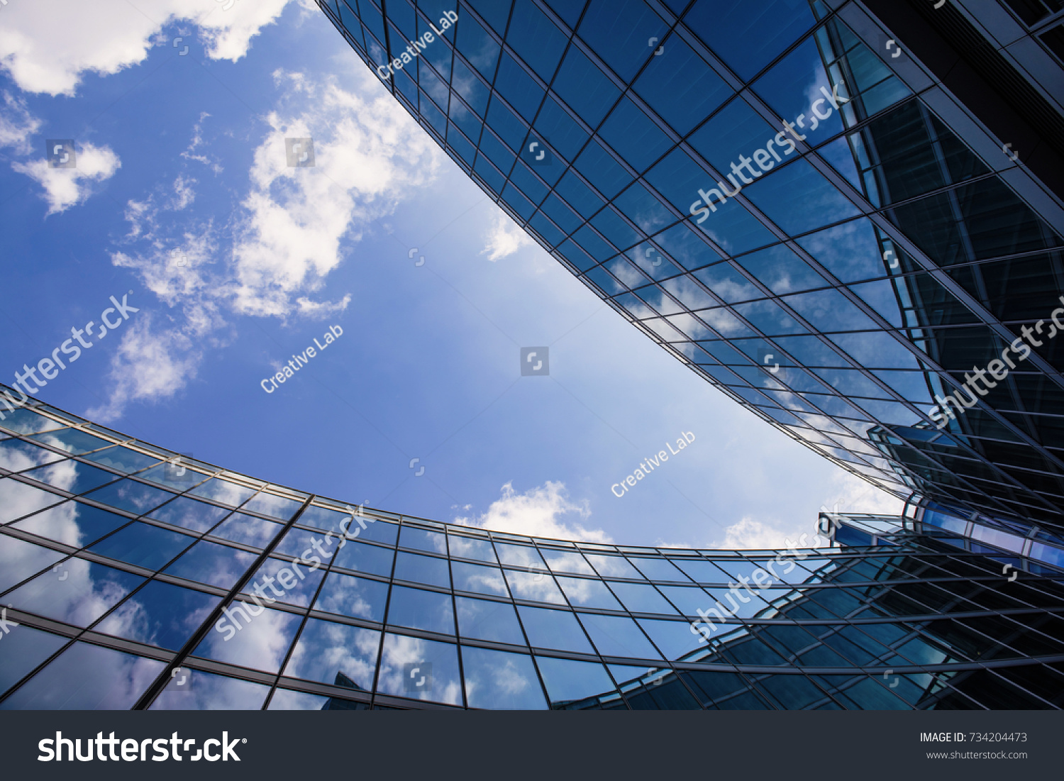Corporate Office Building Milan Detail Blue Stock Photo Shutterstock