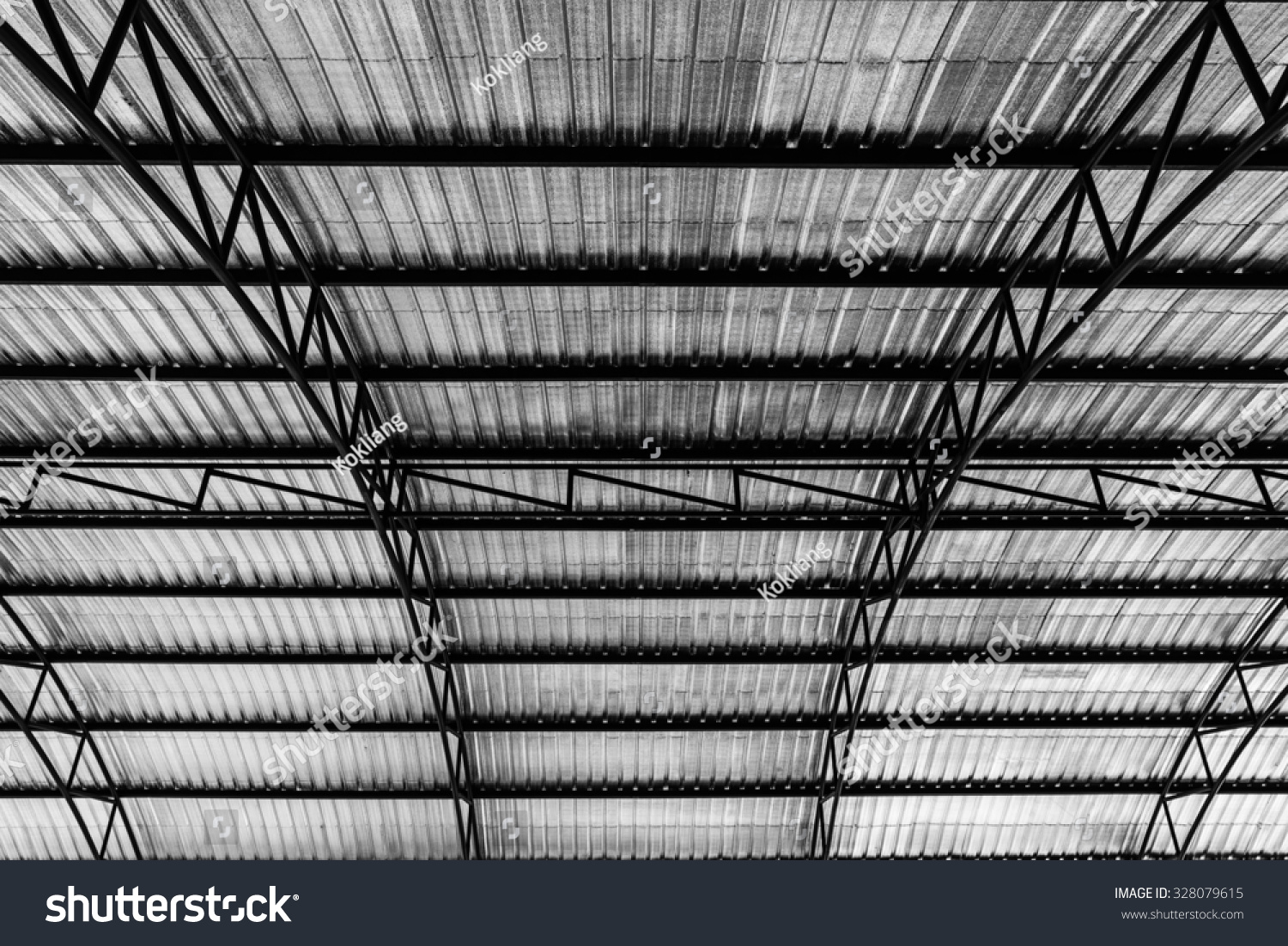 Corrugated Metal Roof Storage Warehouse Insulation Stock