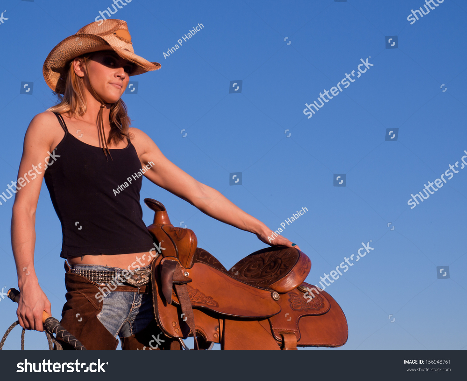 Country Girl On The Farm. Longmont, Colorado. Stock Photo 156948761 ...