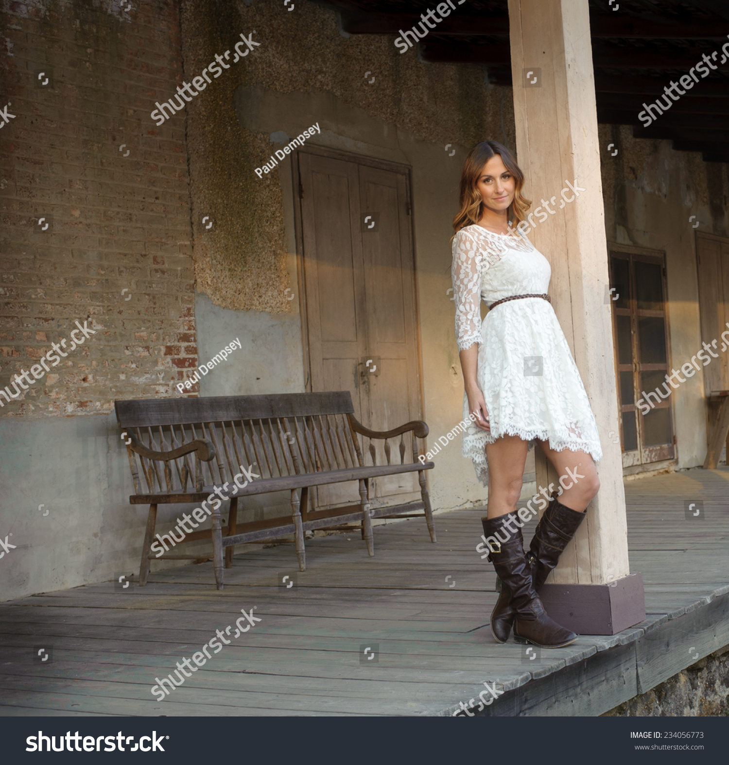 country girl white dress